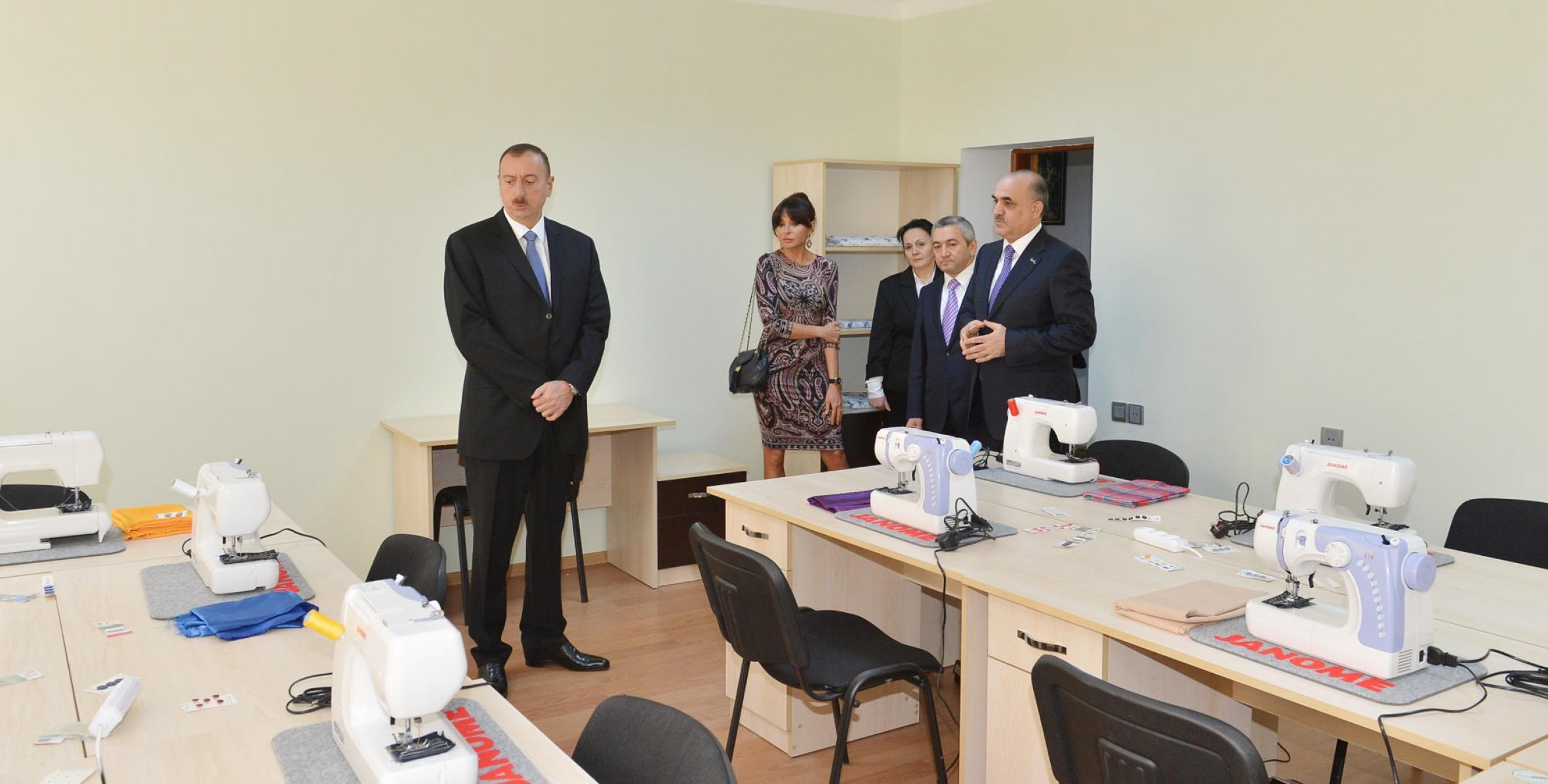 Ilham Aliyev attended the opening of the Centre for the professional rehabilitation of young people with limited health capabilities in the Yeni Ramana settlement in Baku