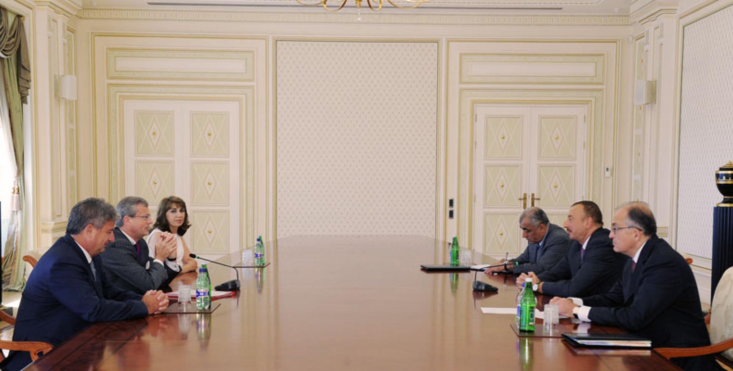 Ilham Aliyev received the President of TOTAL Company for Exploration and Production