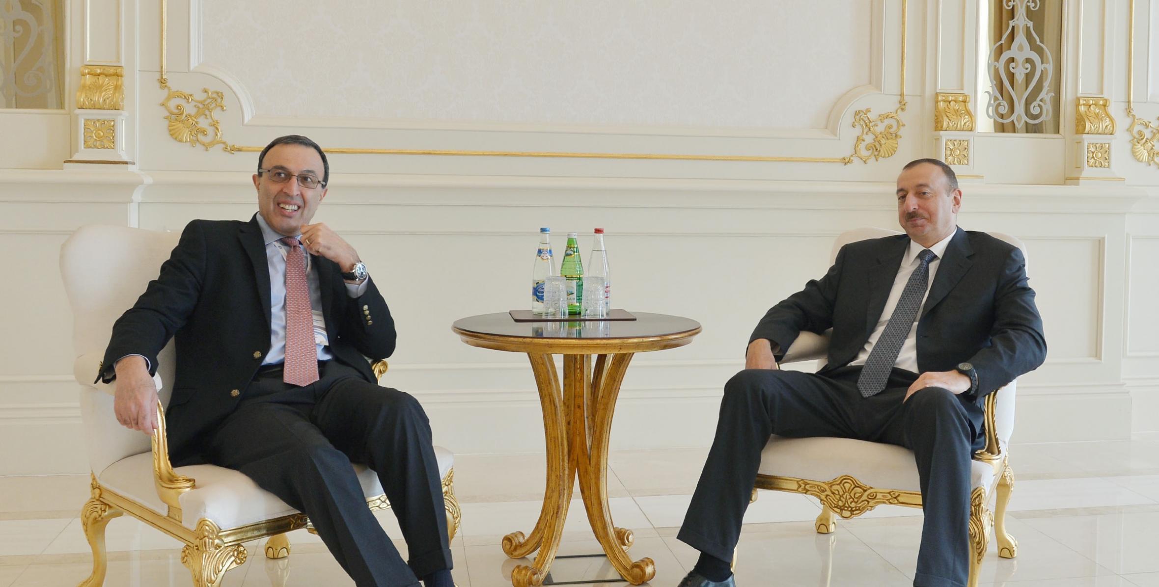 Ilham Aliyev received former President of Bulgaria Petar Stoyanov