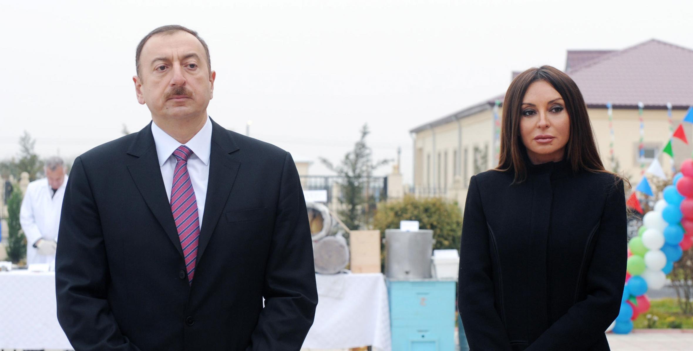 Speech by Ilham Aliyev at the opening of a residential settlement built for 552 IDP families