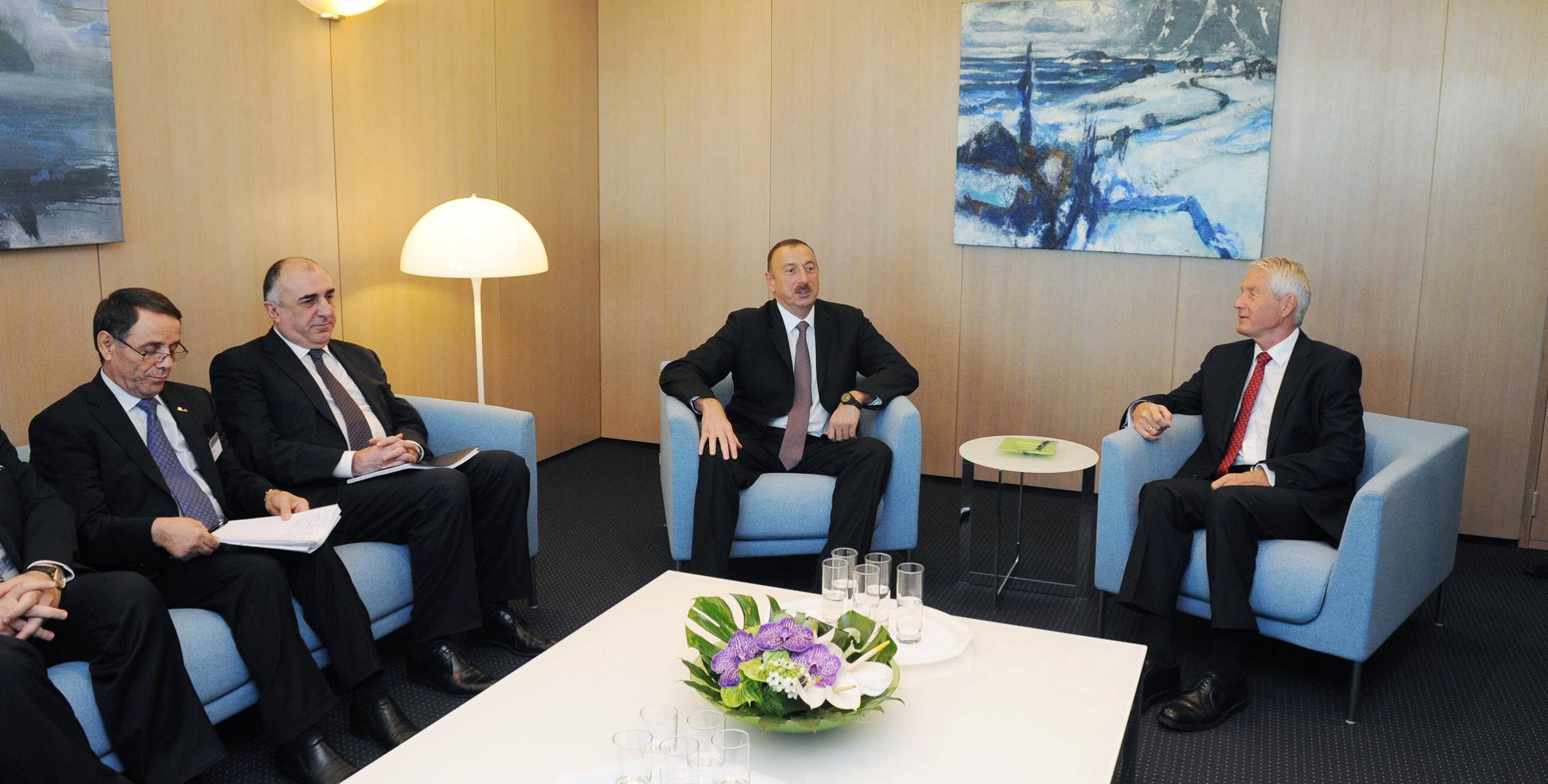 Ильхам Алиев встретился с генеральным секретарем Совета Европы Торбьерном Ягландом