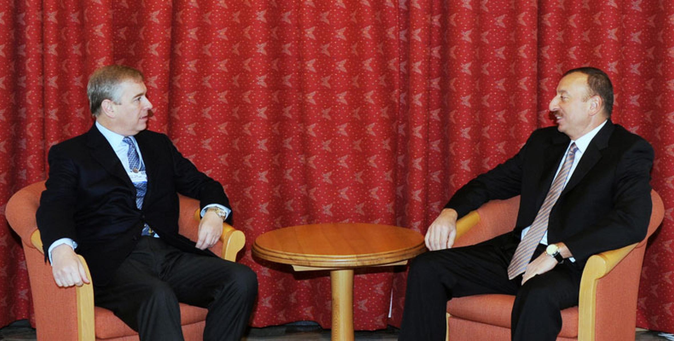 Ильхам Алиев встретился с британским принцем Эндрю, герцогом Йоркским