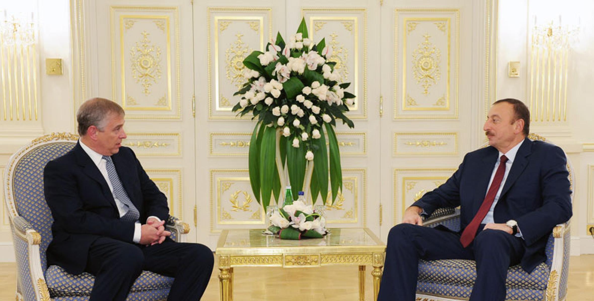 Ильхам Алиев принял британского принца Эндрю, Герцога Йоркского