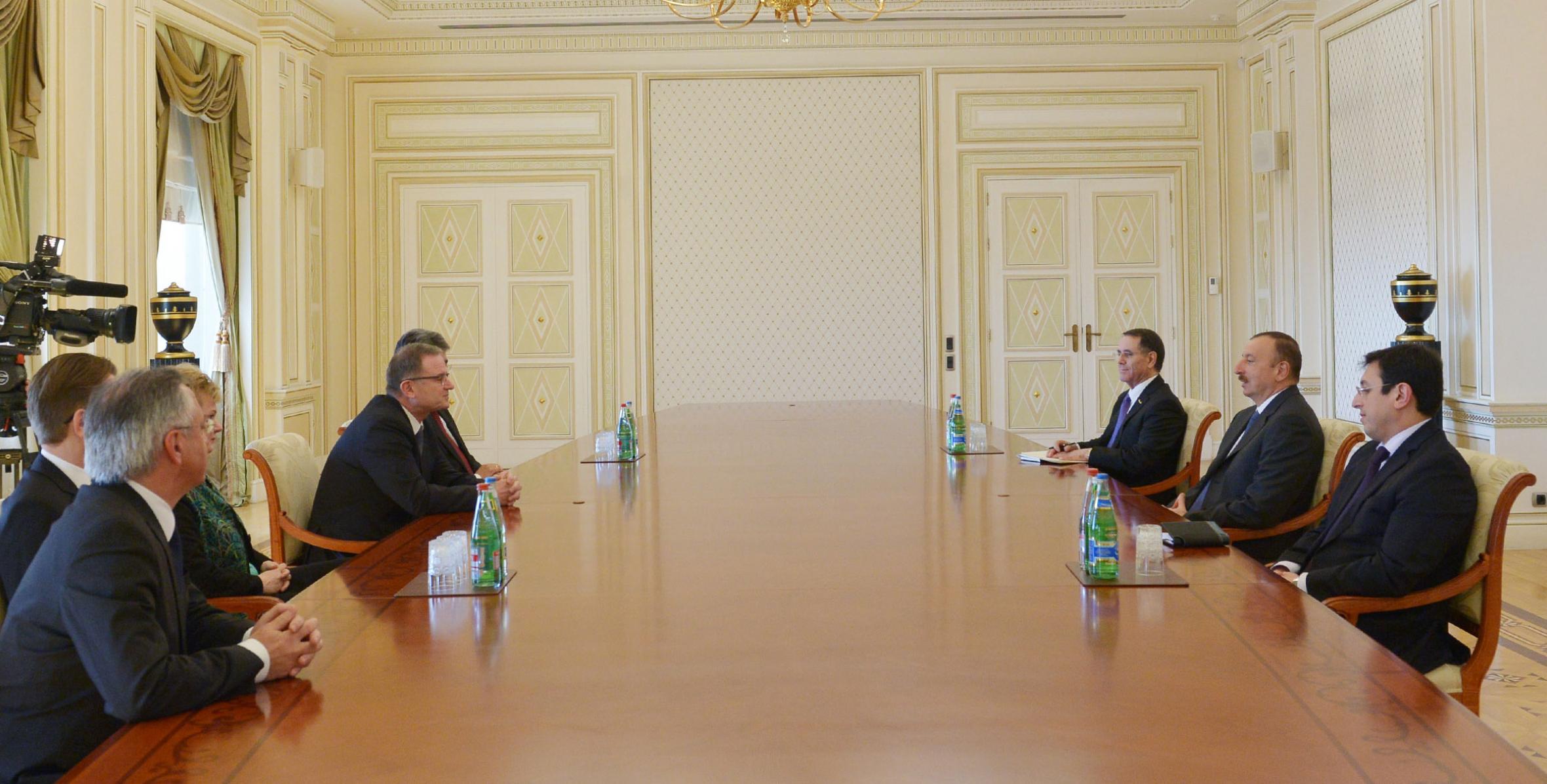 Ilham Aliyev received a delegation led by the Second President of the Austrian Parliament