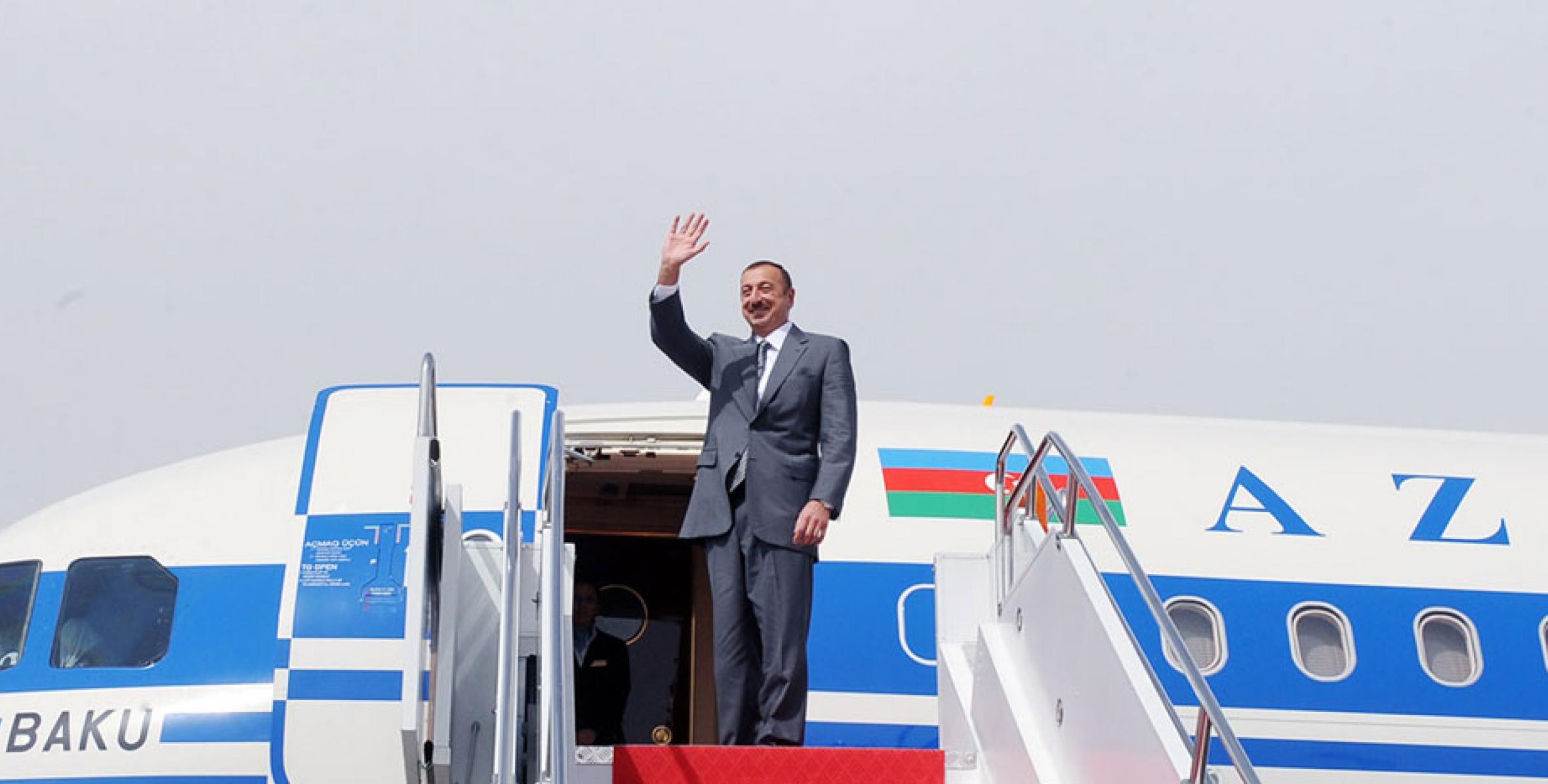 Завершилась поездка Ильхама Алиева в Нахчыванскую Автономную Республику