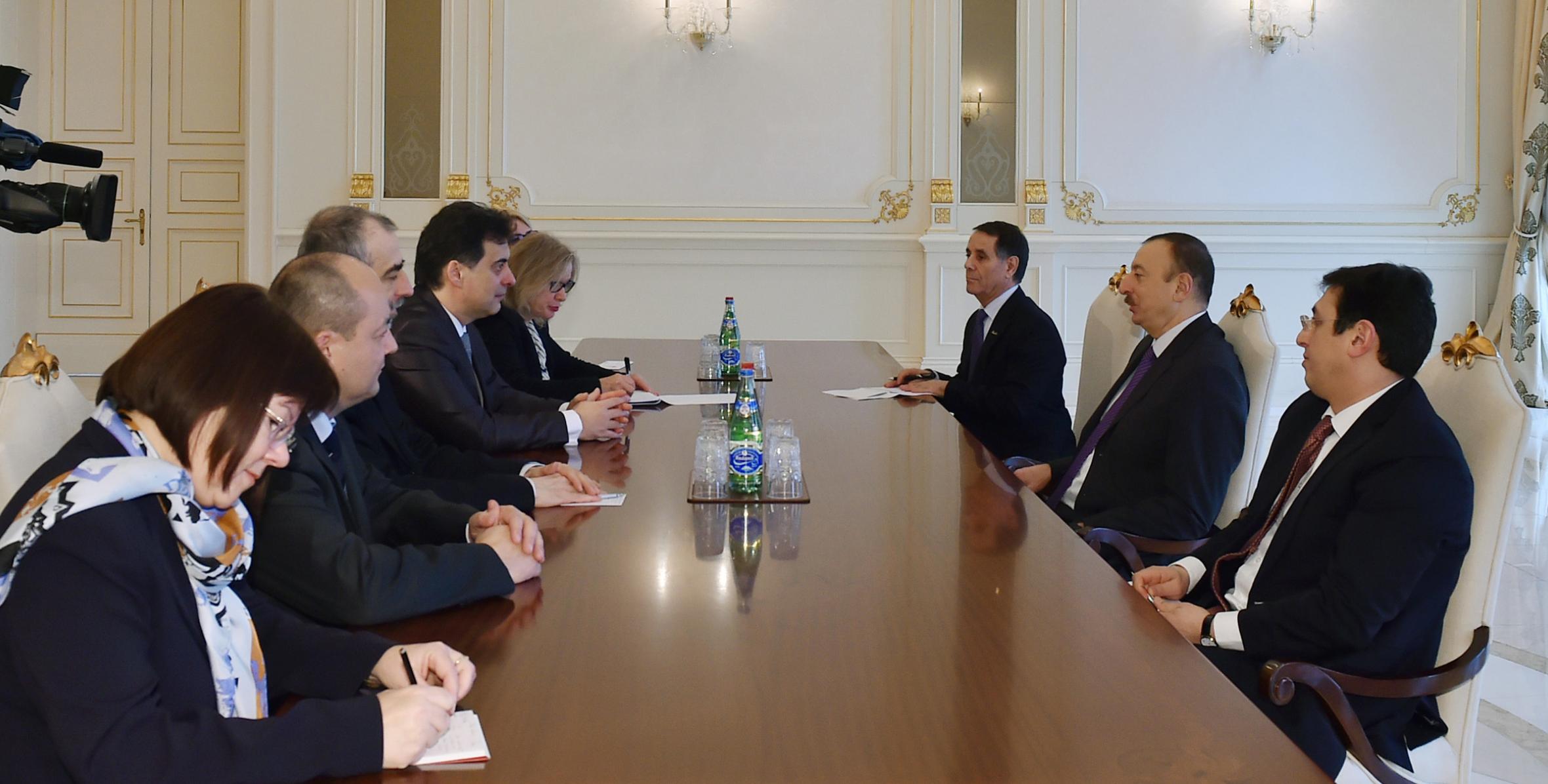 Ильхам Алиев принял делегацию во главе с председателем Национального совета парламента Словении