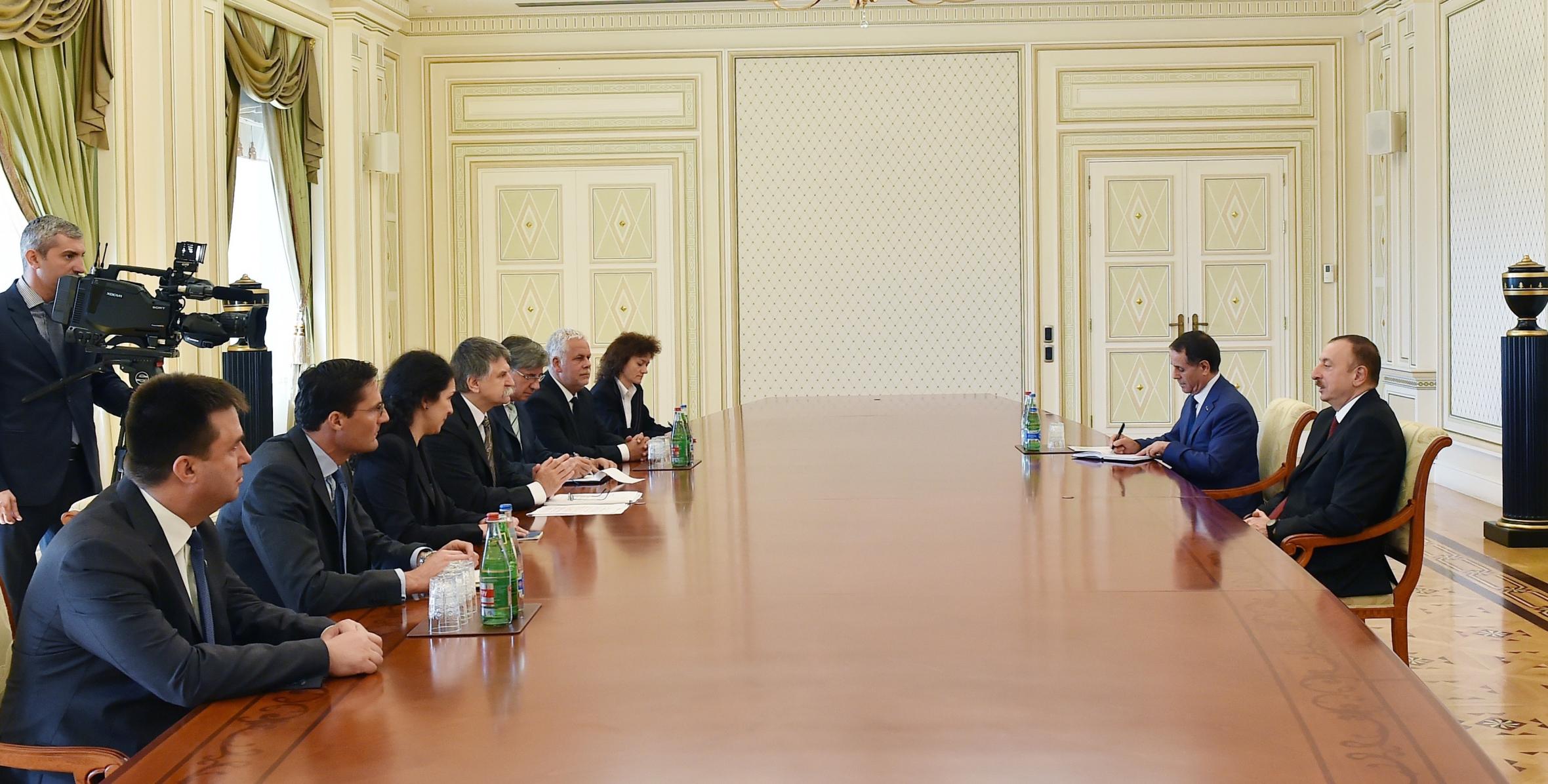 Ilham Aliyev received a delegation led by the Speaker of the National Assembly of Hungary