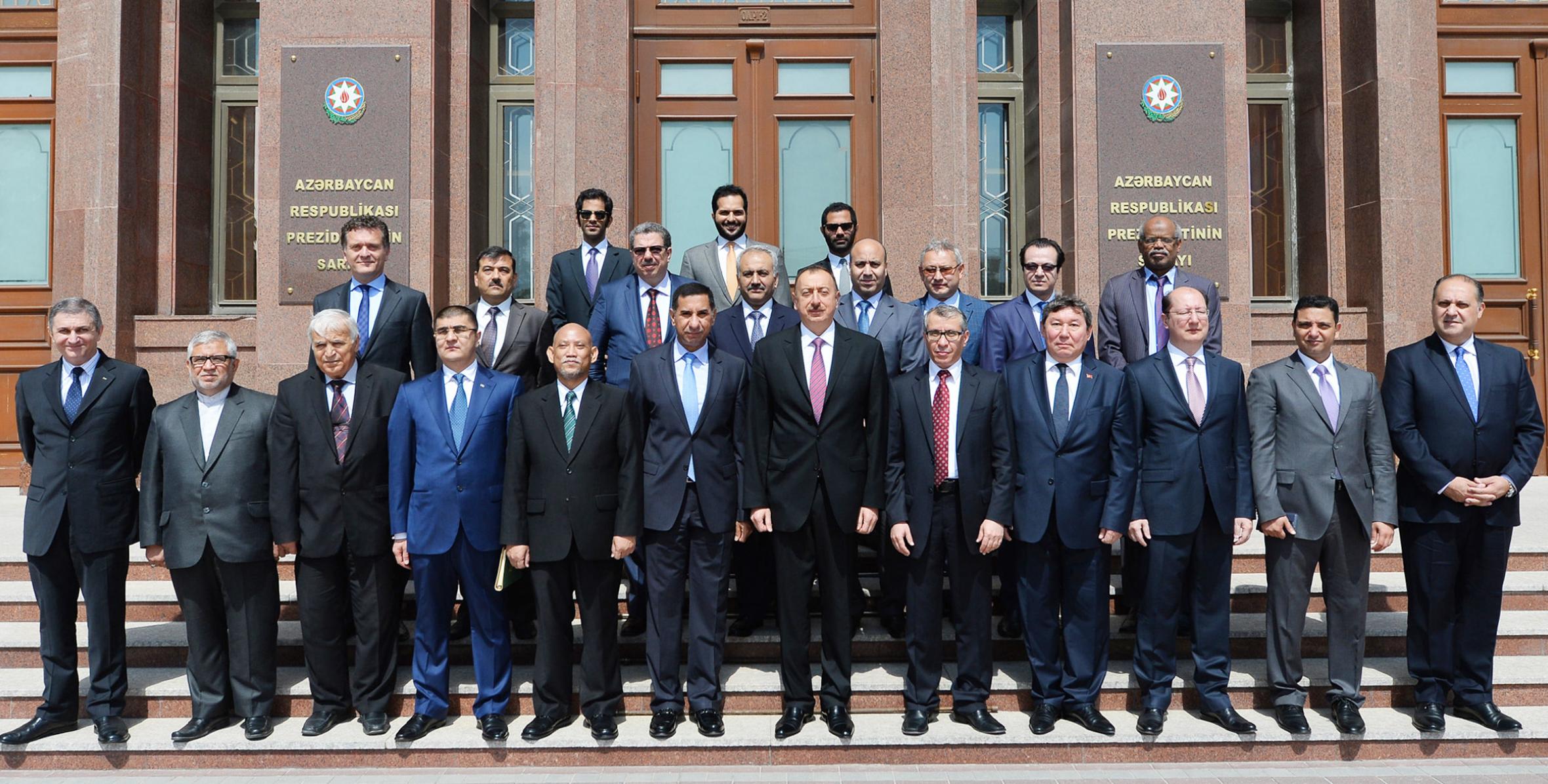 Ilham Aliyev received ambassadors of the Muslim countries to Azerbaijan on the occasion of the holy month of Ramadan