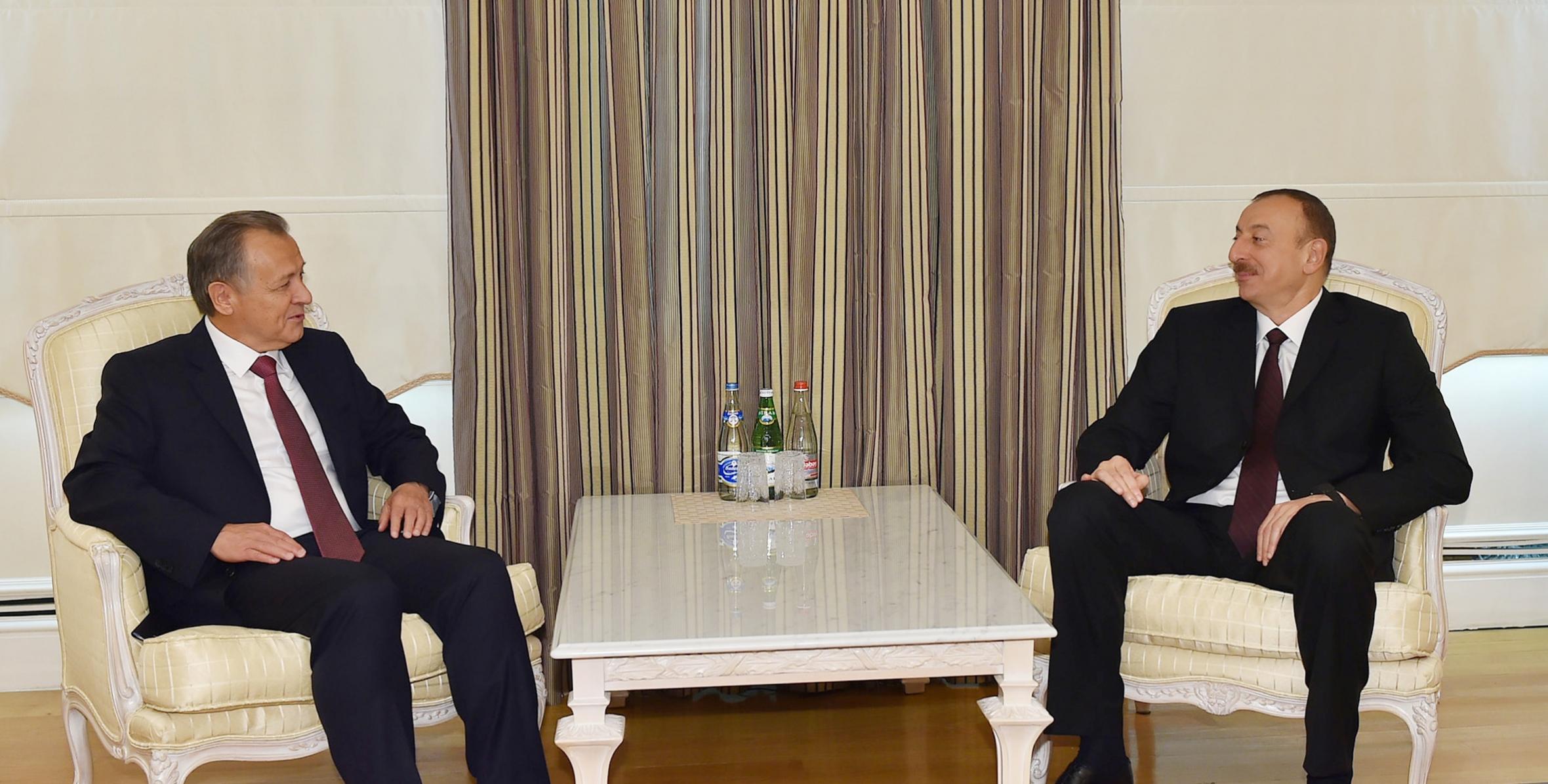 Ilham Aliyev received chairman of the Parliament of Liechtenstein Albert Frick