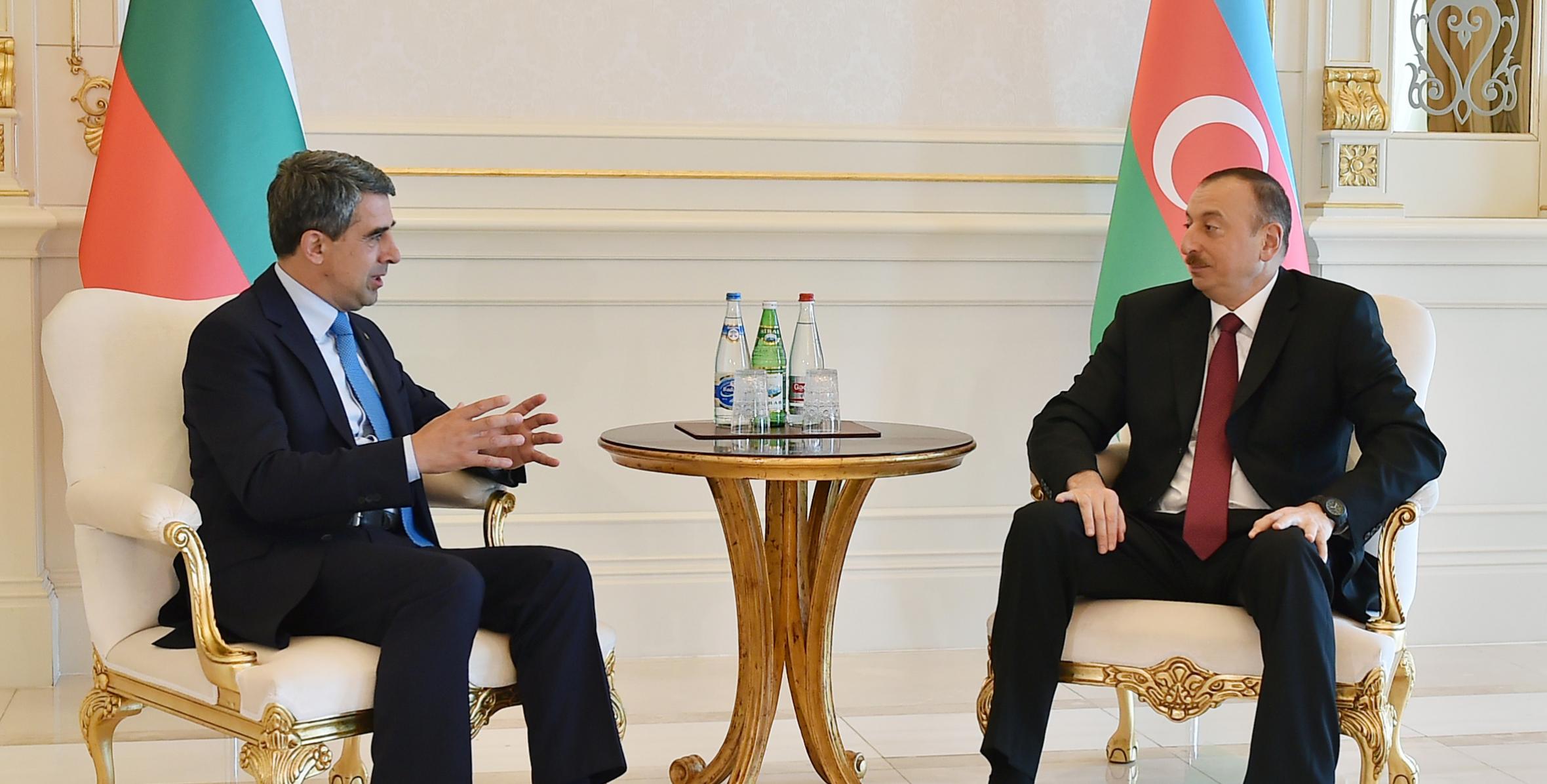 Ильхам Алиев встретился с Президентом Болгарии Росеном Плевнелиевым