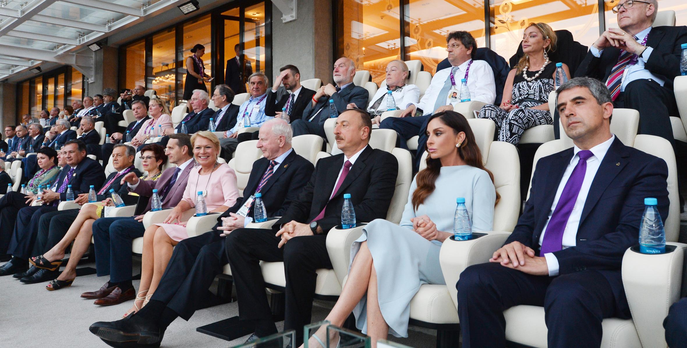 Ильхам Алиев принял участие в церемонии закрытия первых Европейских игр «Баку-2015»