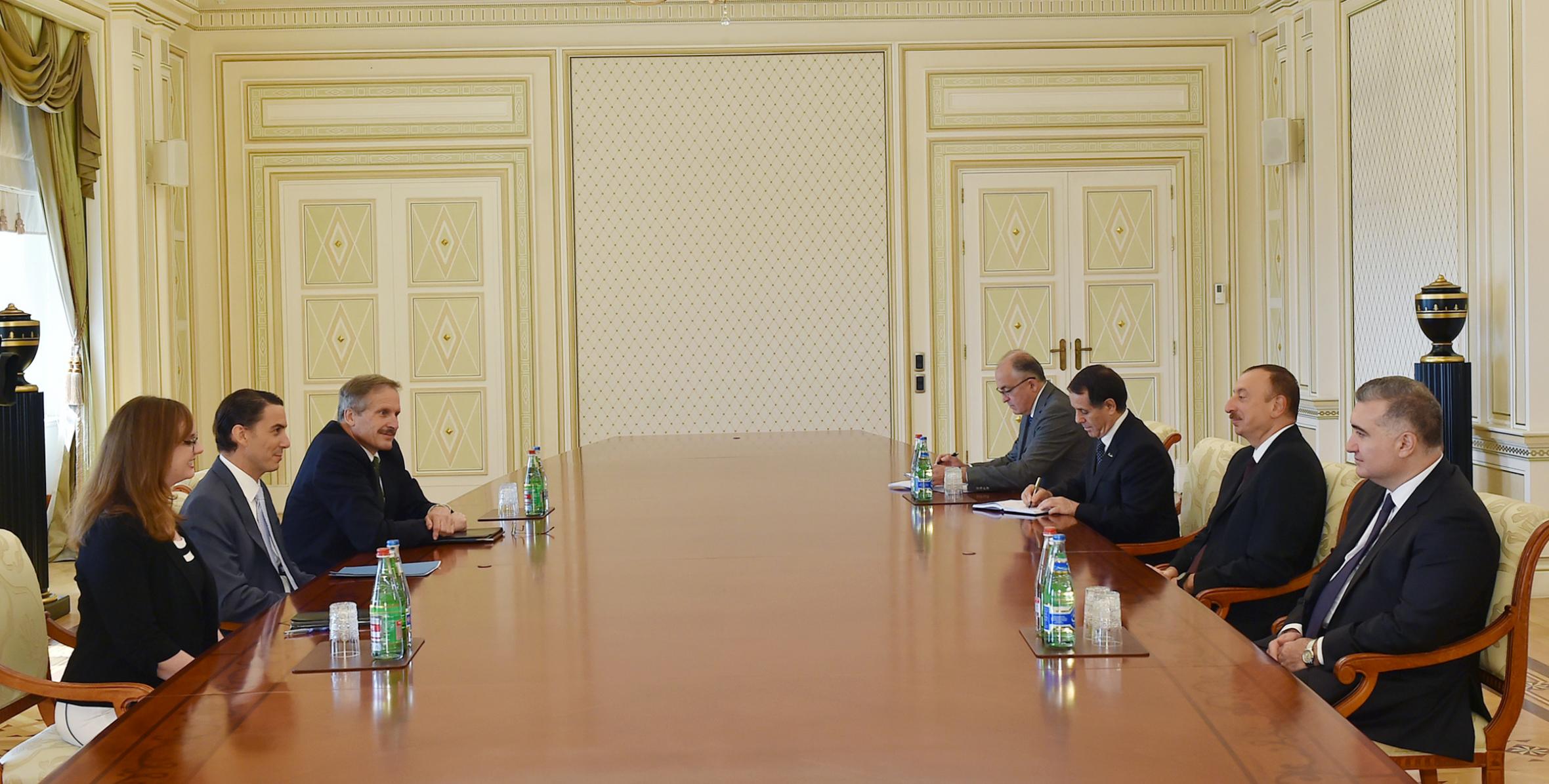Ilham Aliyev received a delegation led by the Special Envoy and Coordinator for International Energy Affairs at the US Department of State