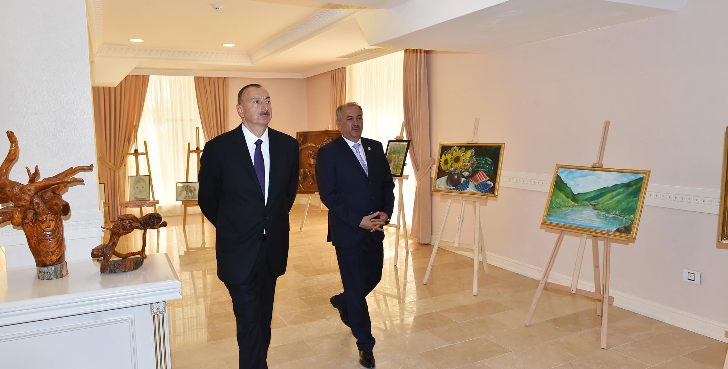 Ильхам Алиев принял участие в открытии Центра Гейдара Алиева в Джалилабаде