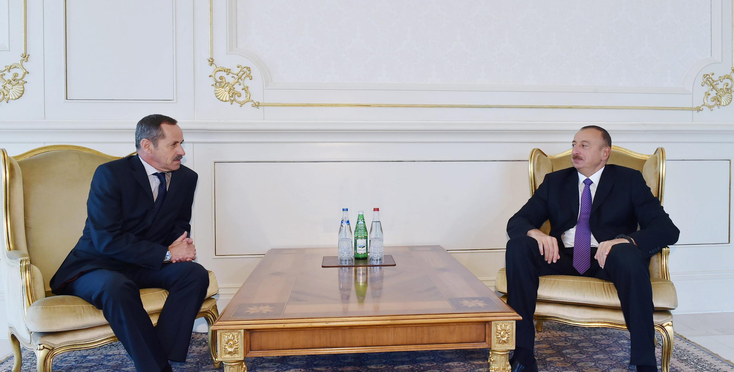 Ilham Aliyev received the outgoing Swiss Ambassador