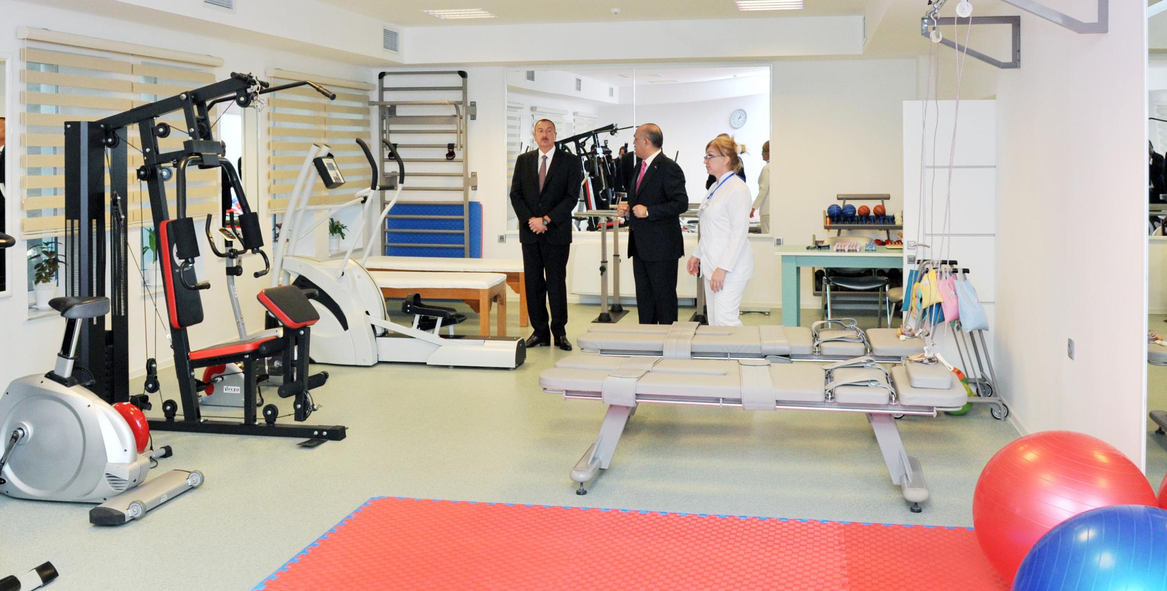 Ilham Aliyev reviewed the Rehabilitation Center for the Disabled after repair and reconstruction in Baku