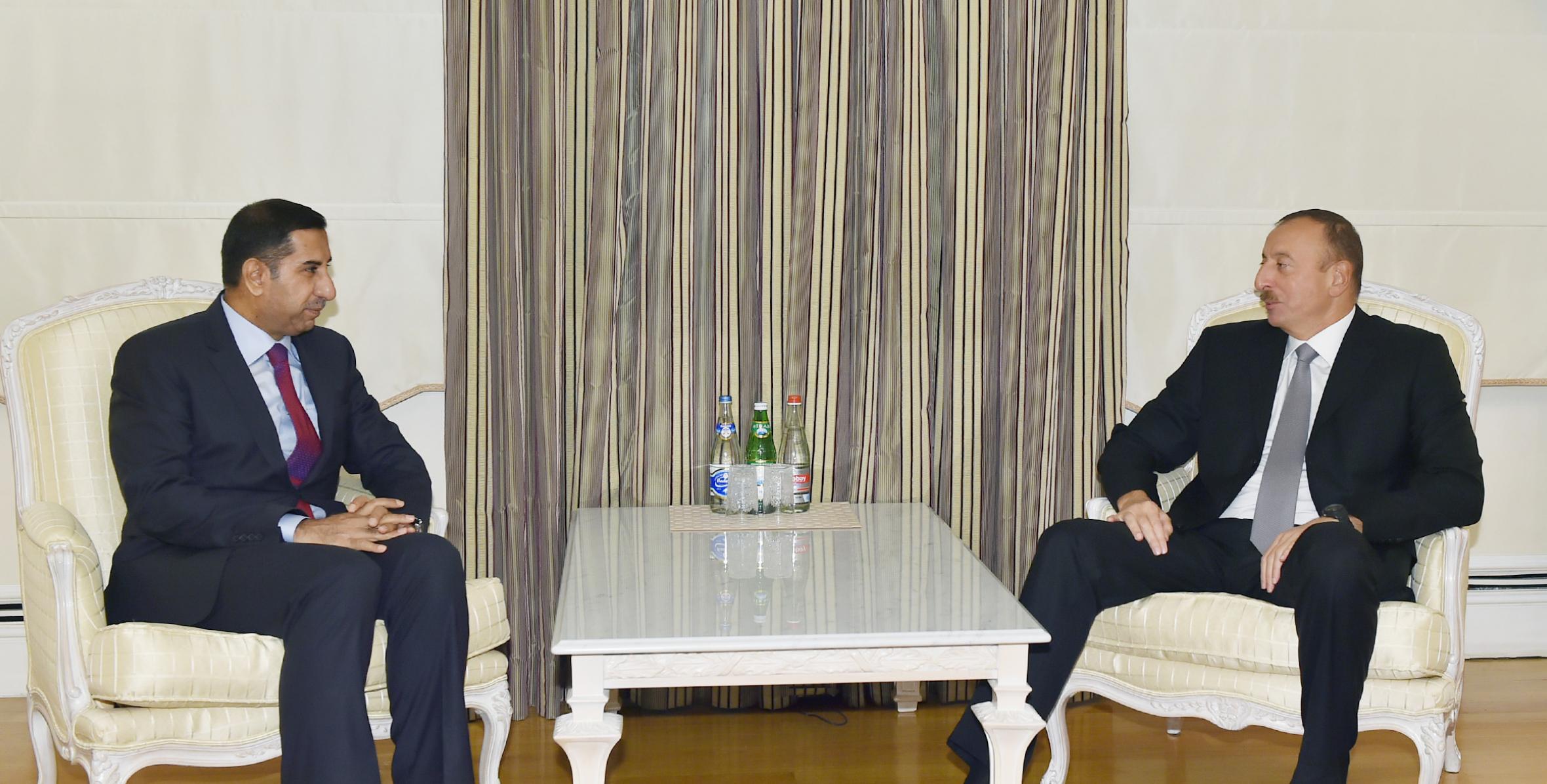 Ilham Aliyev received the outgoing Iraqi Ambassador
