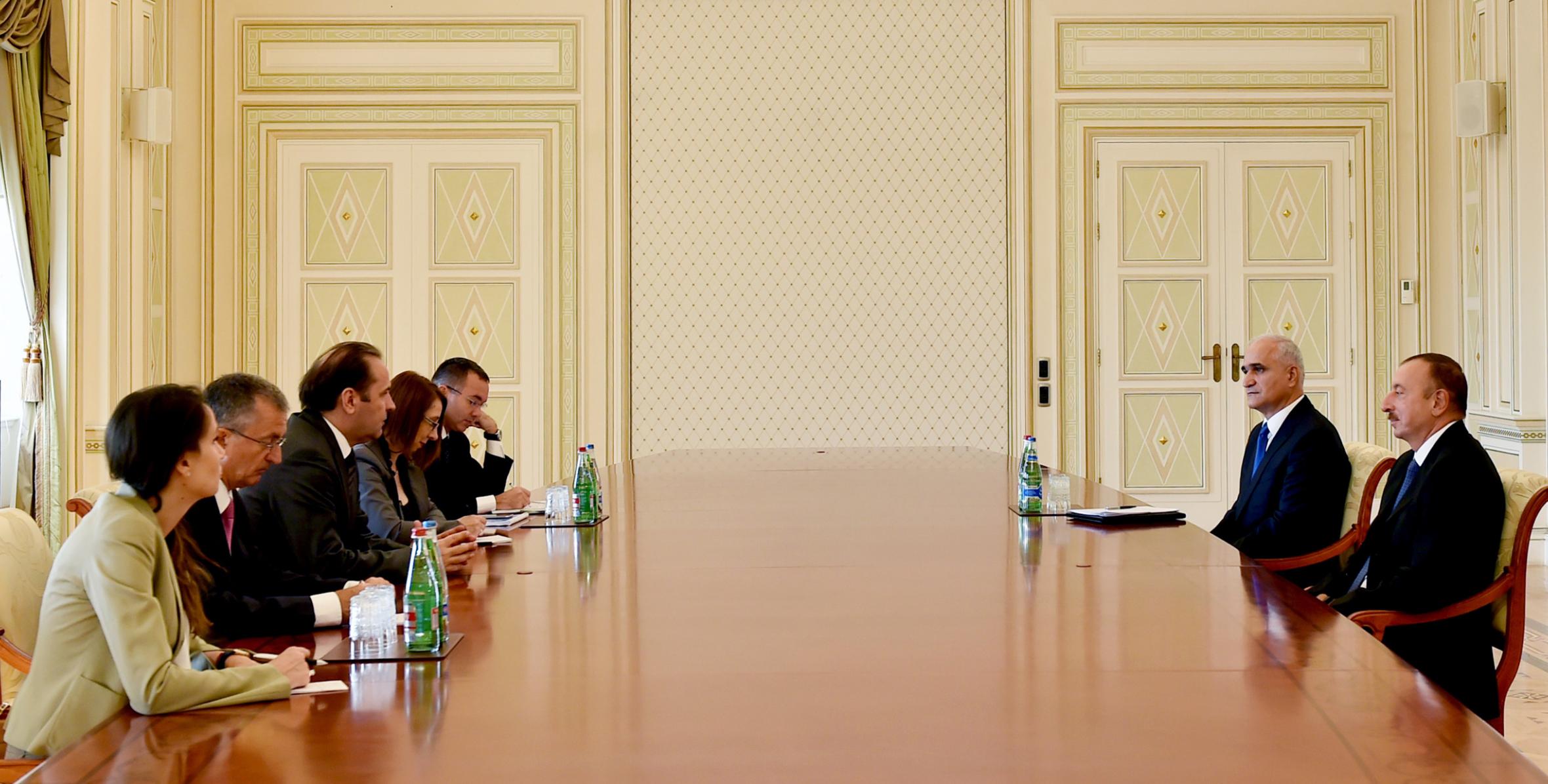 Ilham Aliyev received a delegation led by the Deputy Prime Minister of Serbia