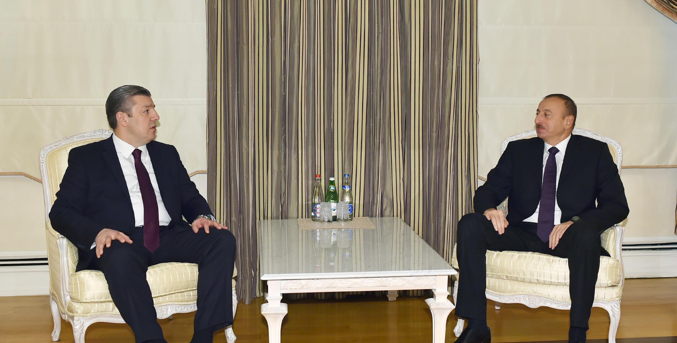 Ilham Aliyev received the Vice Prime Minister, Foreign Minister of Georgia