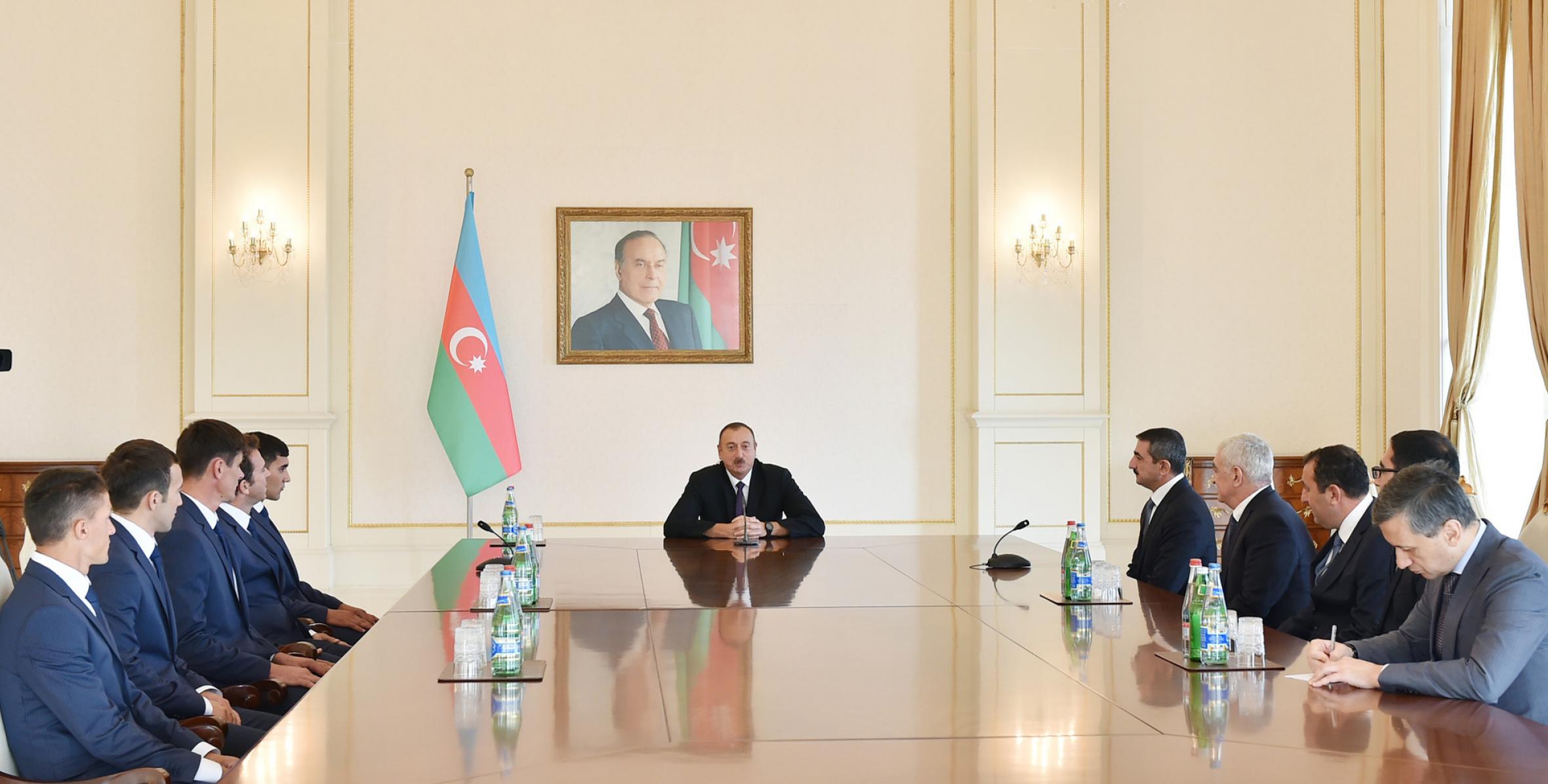 Речь Ильхама Алиева на встрече с членами сборной команды Азербайджана по поло