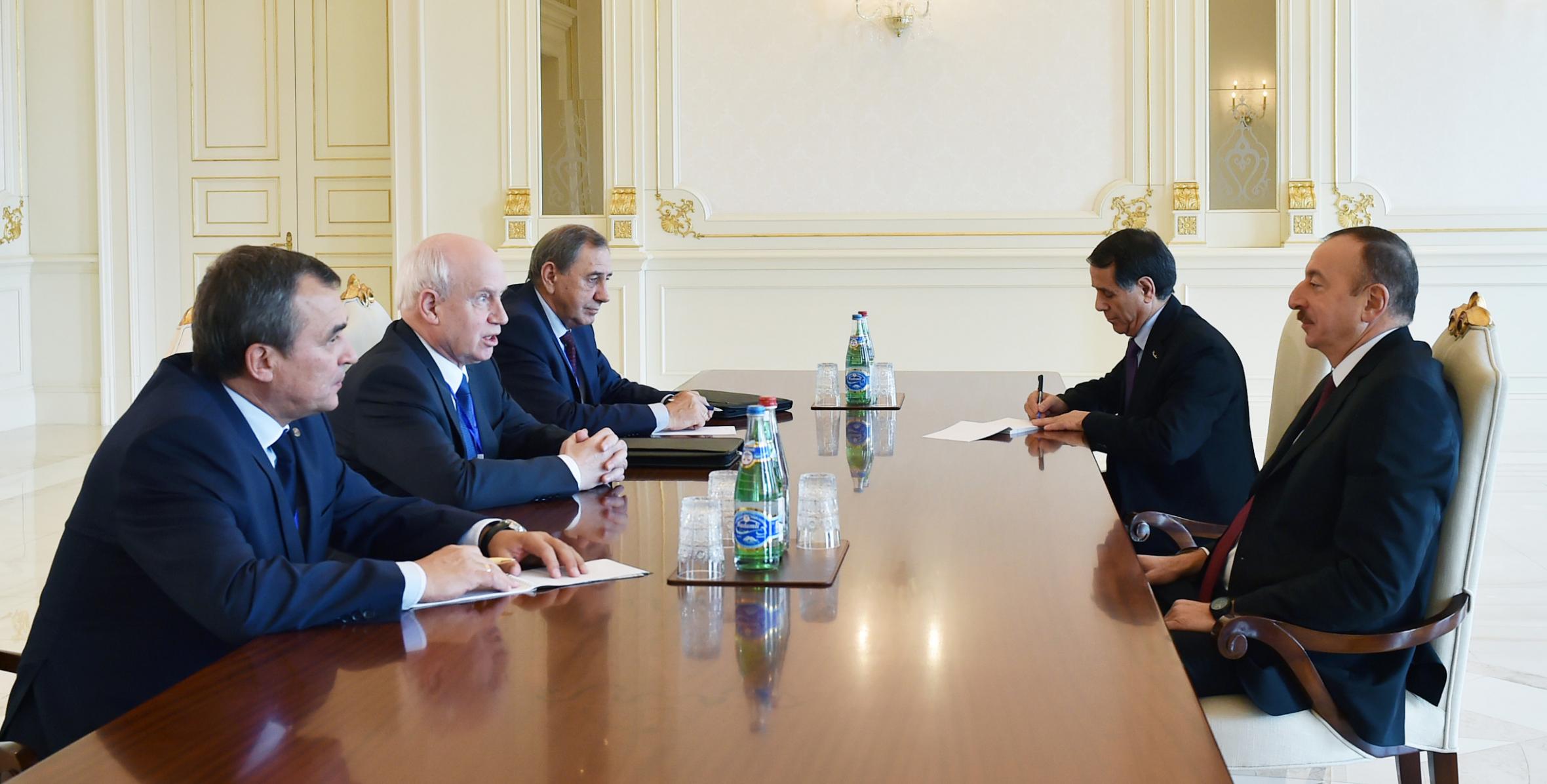 Ilham Aliyev received a delegation led by the Chairman of the CIS Executive Committee