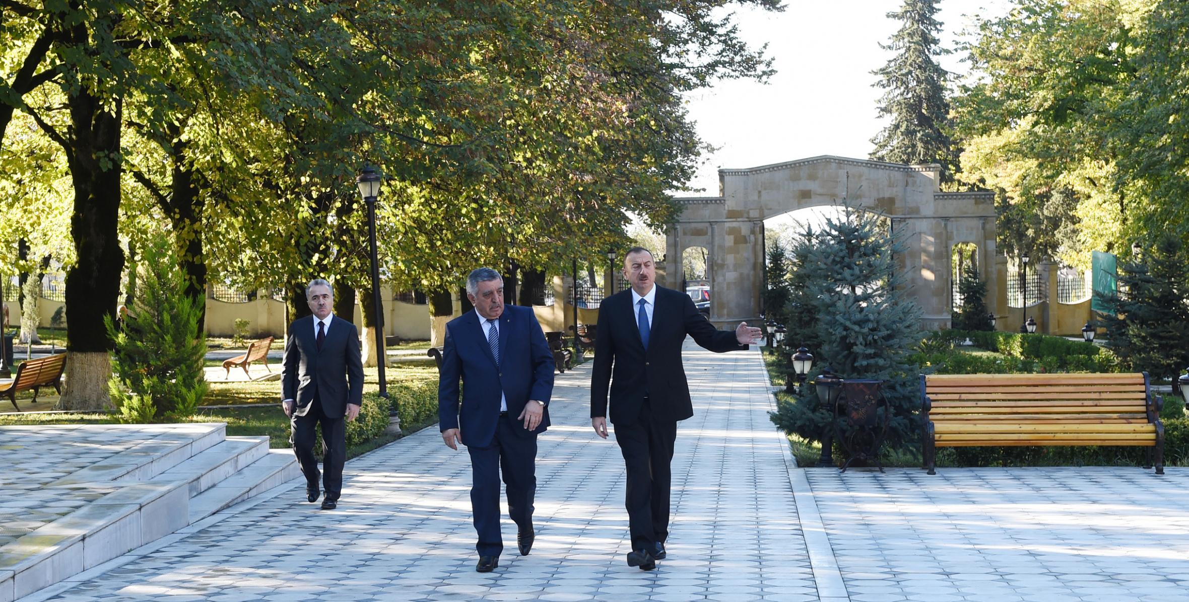 Ilham Aliyev arrived in Zagatala district