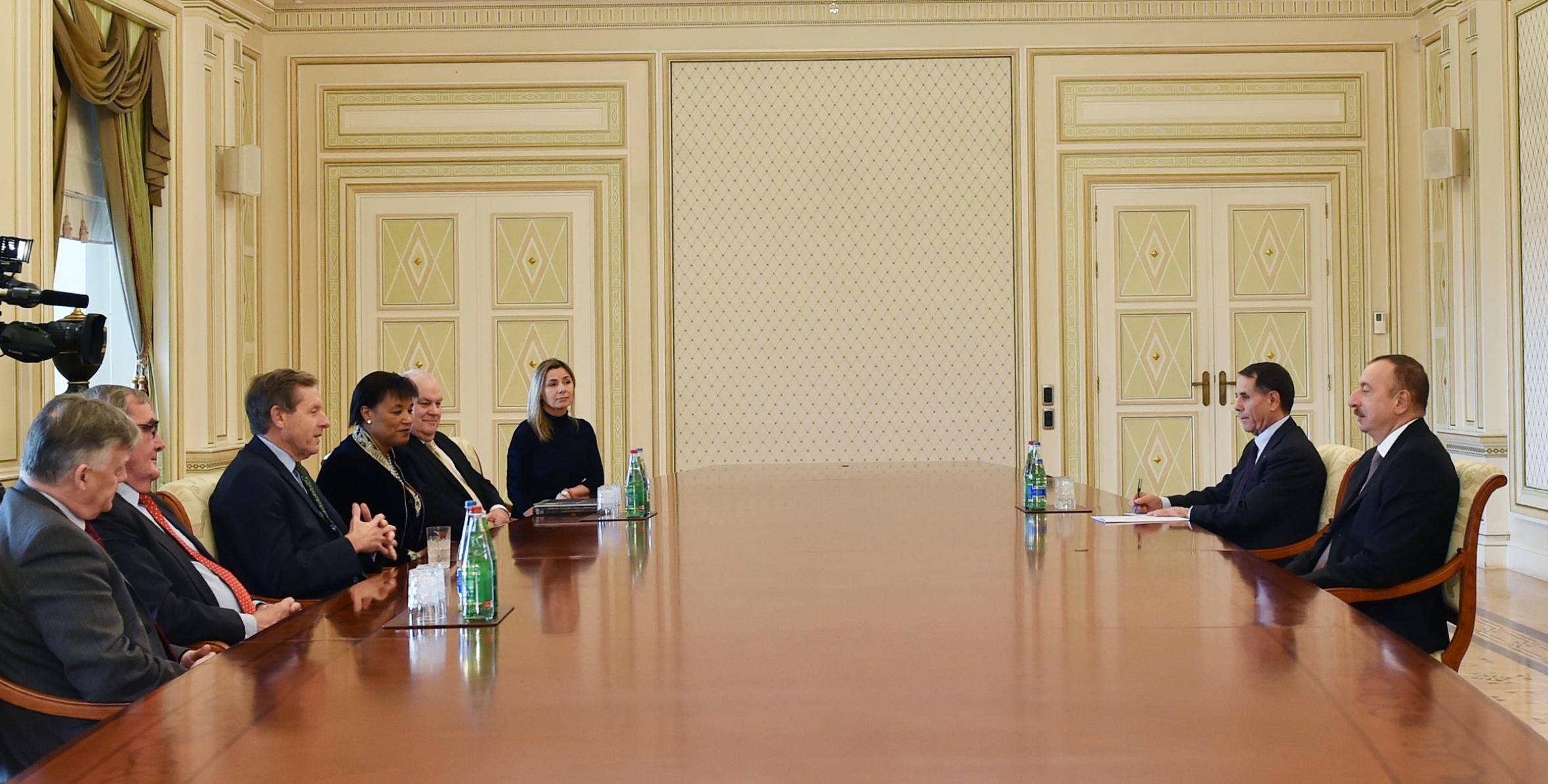 Ilham Aliyev received a British delegation