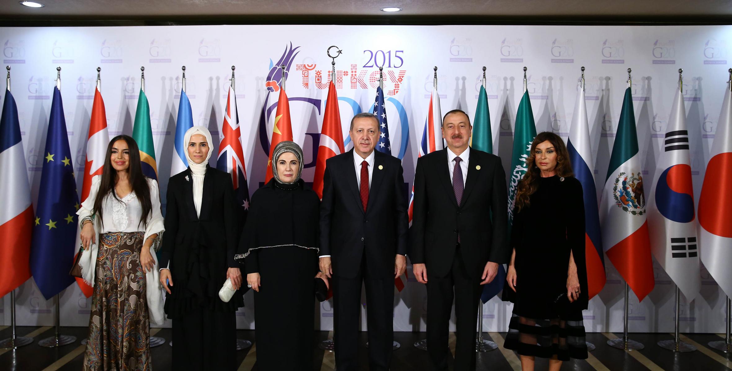 Dinner reception hosted on behalf of President of Turkey Recep Tayyip Erdogan in honor of participants of G20 Summit