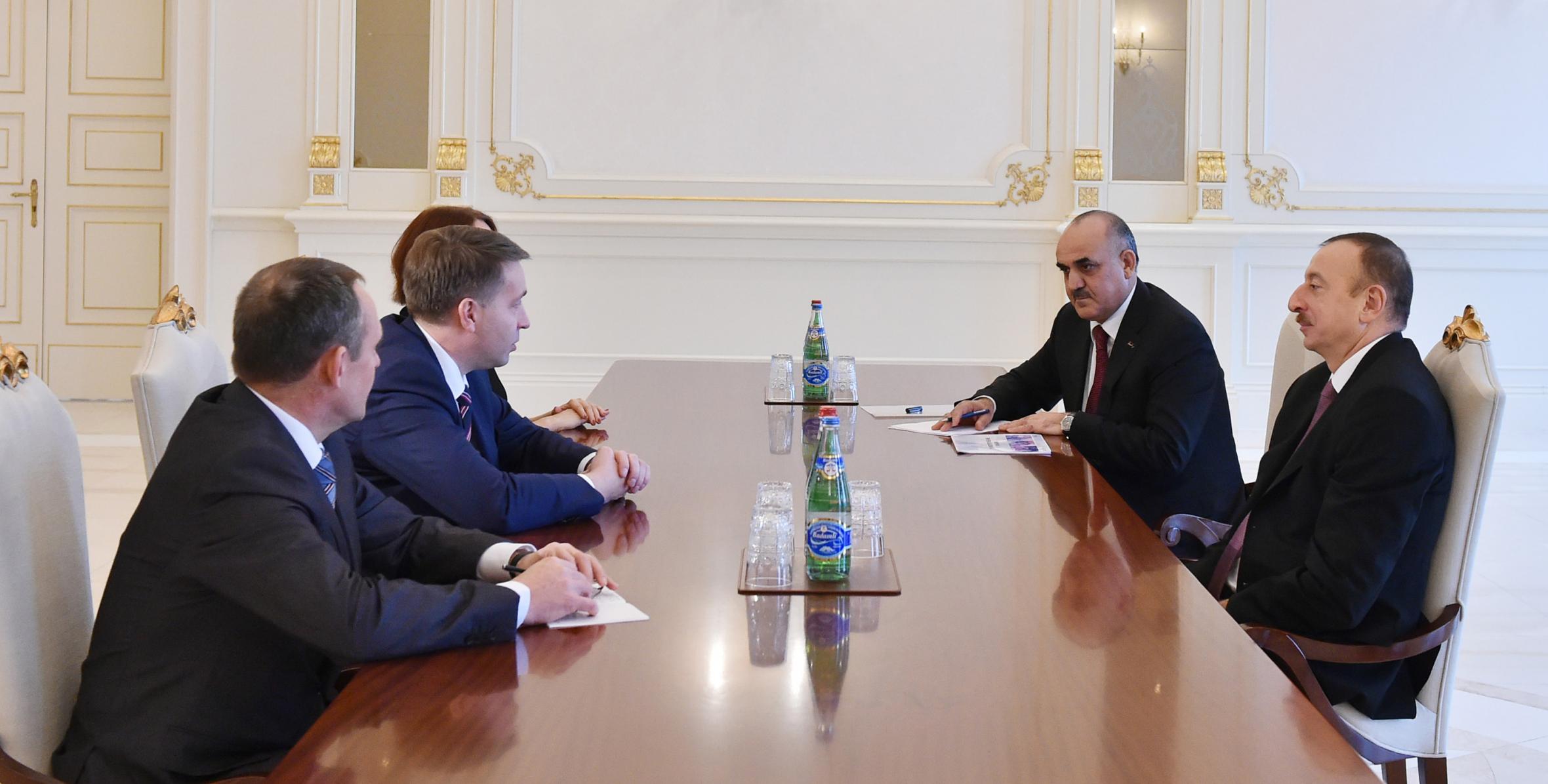 Ильхам Алиев принял министра благосостояния Латвии