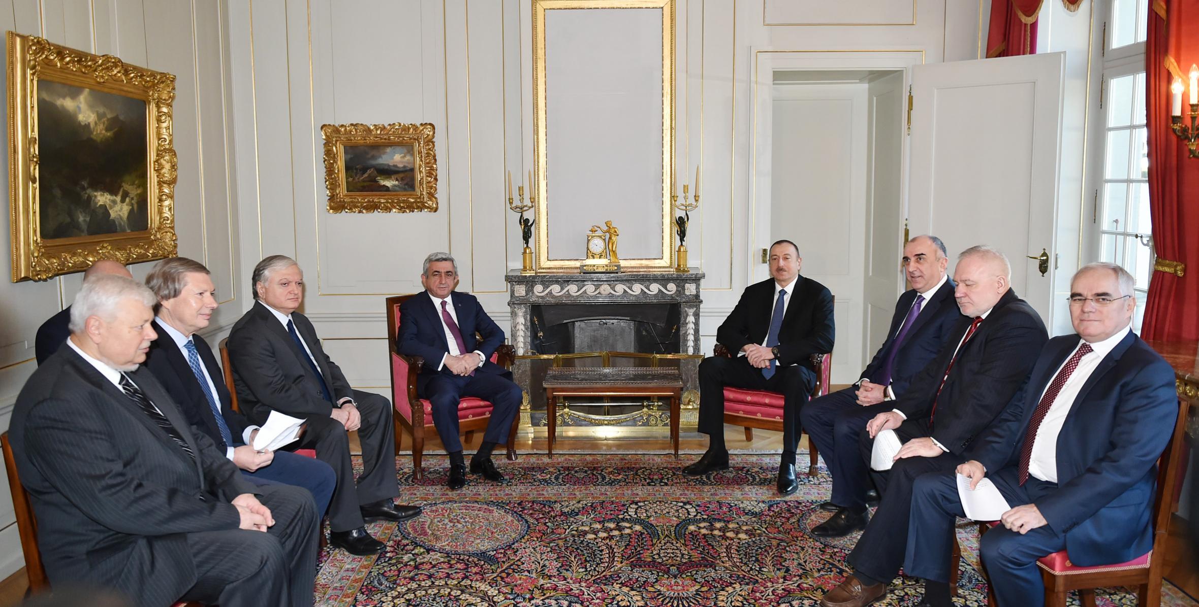 Azerbaijani, Armenian presidents met in Bern