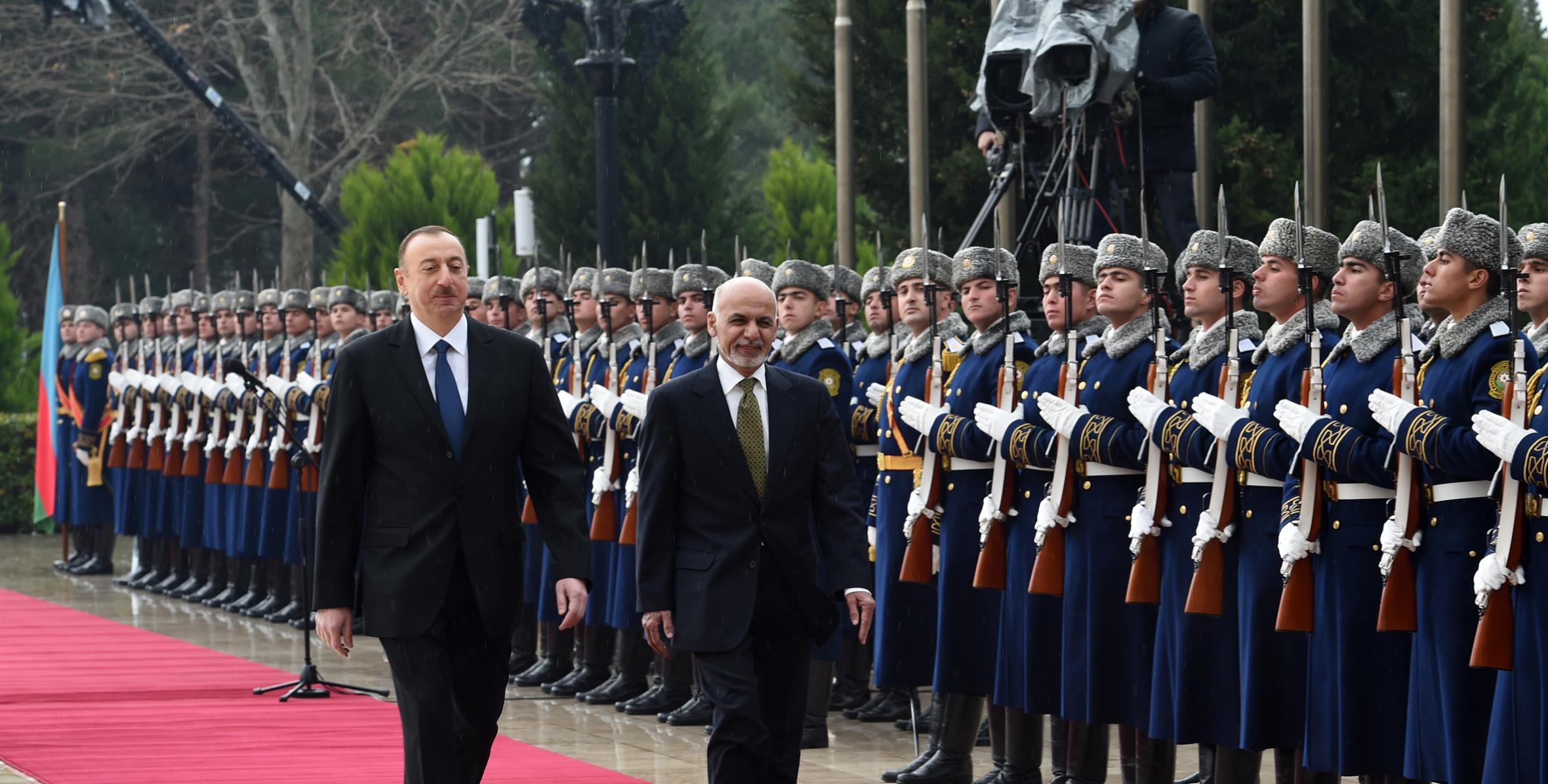 Official welcoming ceremony for President of Afghanistan Mohammad Ashraf Ghani was held