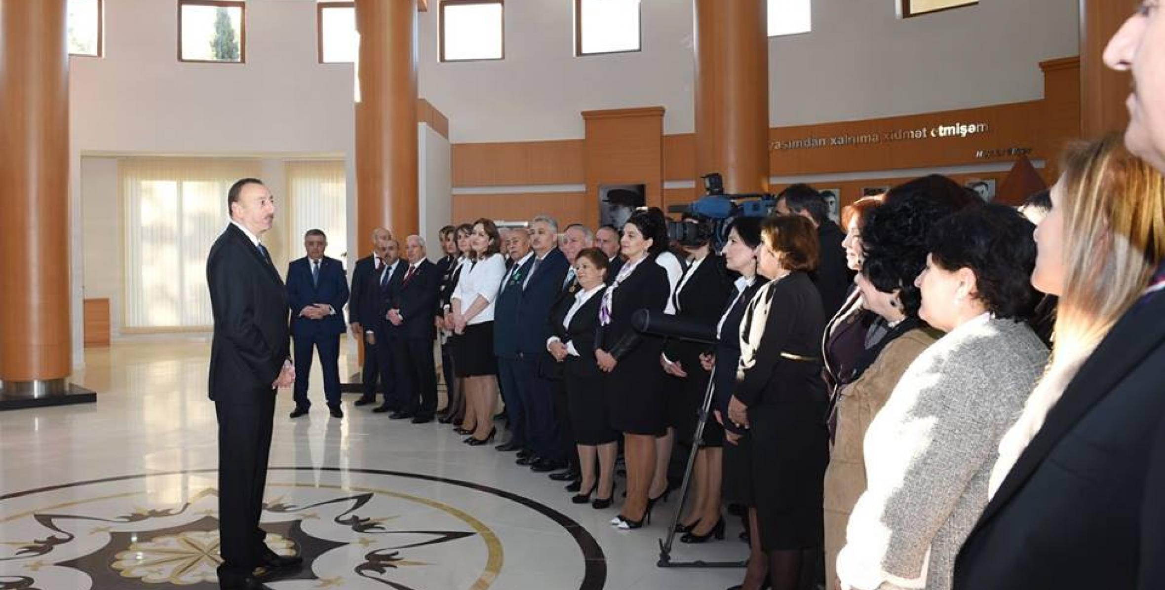 Speech by Ilham Aliyev at the opening of the Heydar Aliyev Center in Zagatala