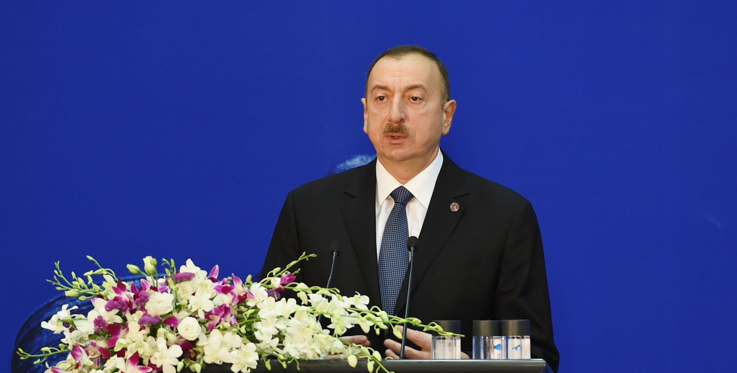 Speech by Ilham Aliyev at the Renmin University of China