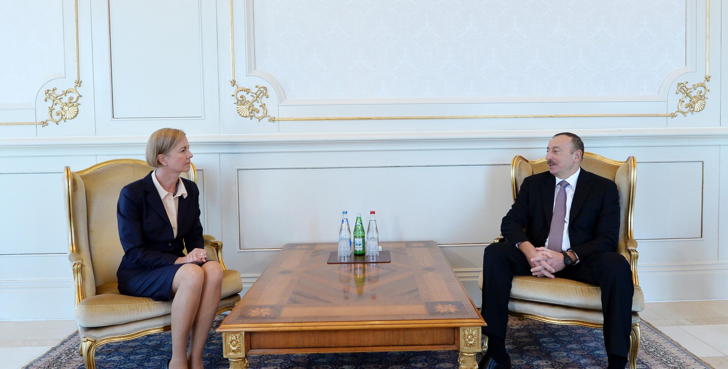Ilham Aliyev received the credentials of the incoming Swedish Ambassador