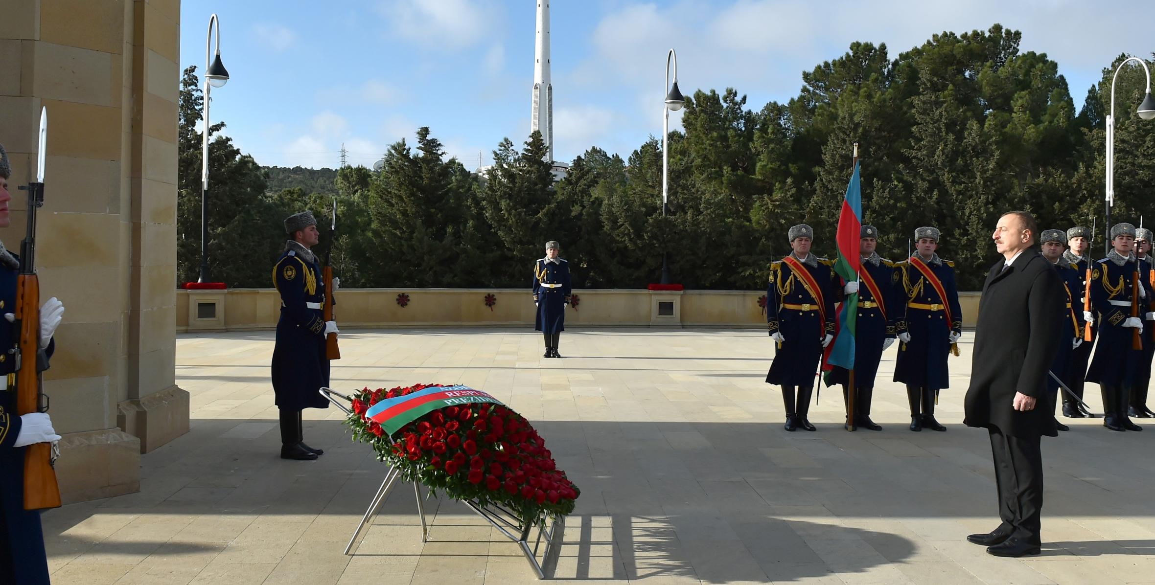 Ильхам Алиев почтил светлую память шехидов