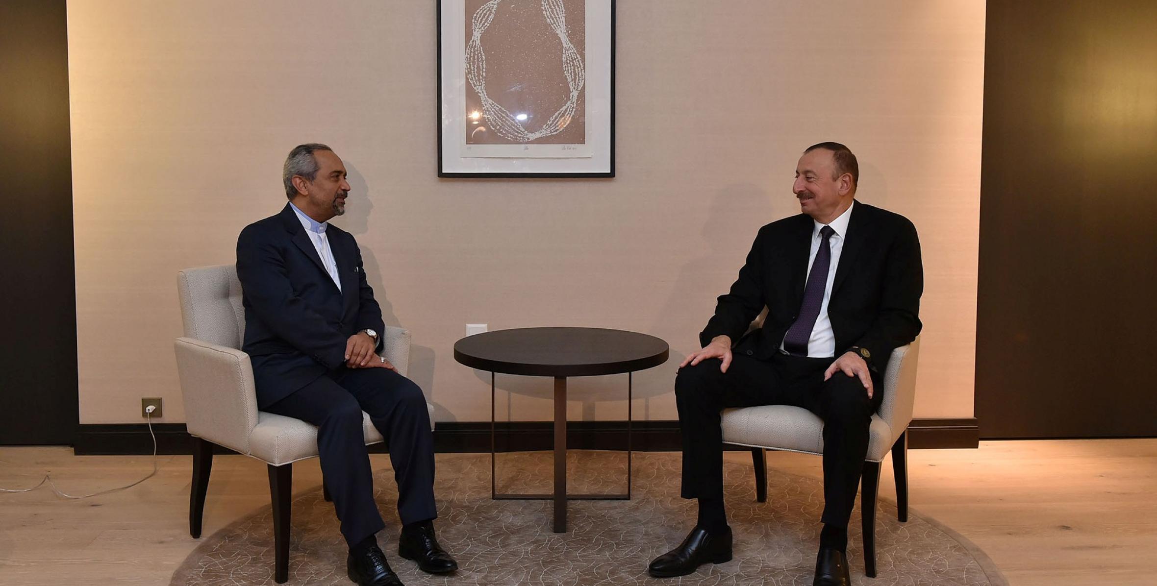 Ilham Aliyev met with head of Iranian President`s Administration