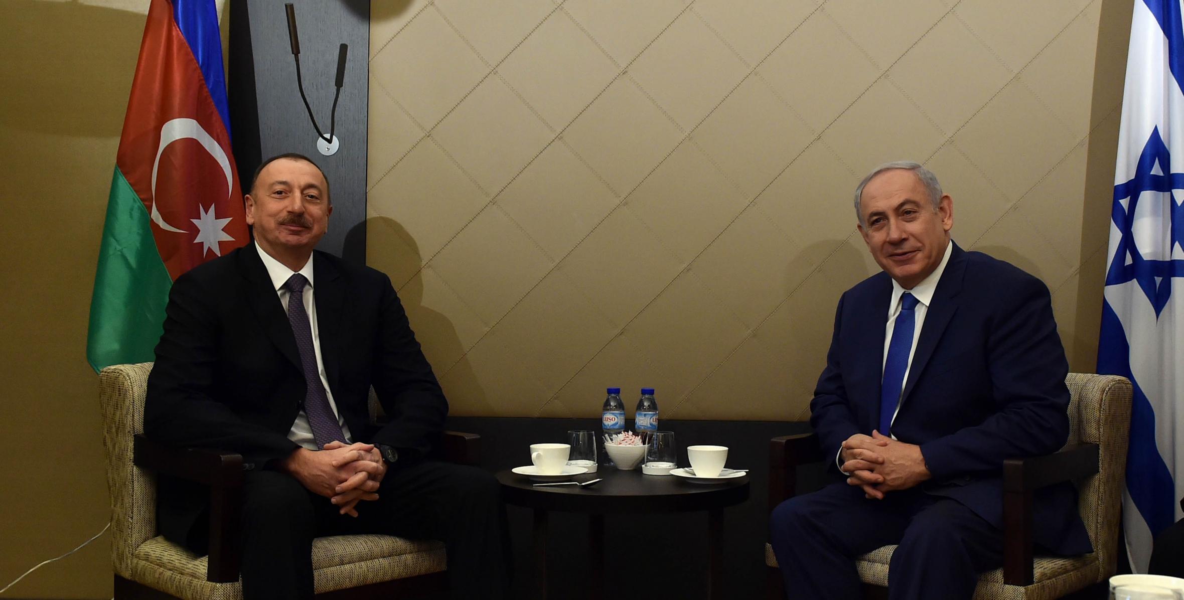 Состоялась встреча Ильхама Алиева и Премьер-министра Израиля Биньямина Нетаньяху