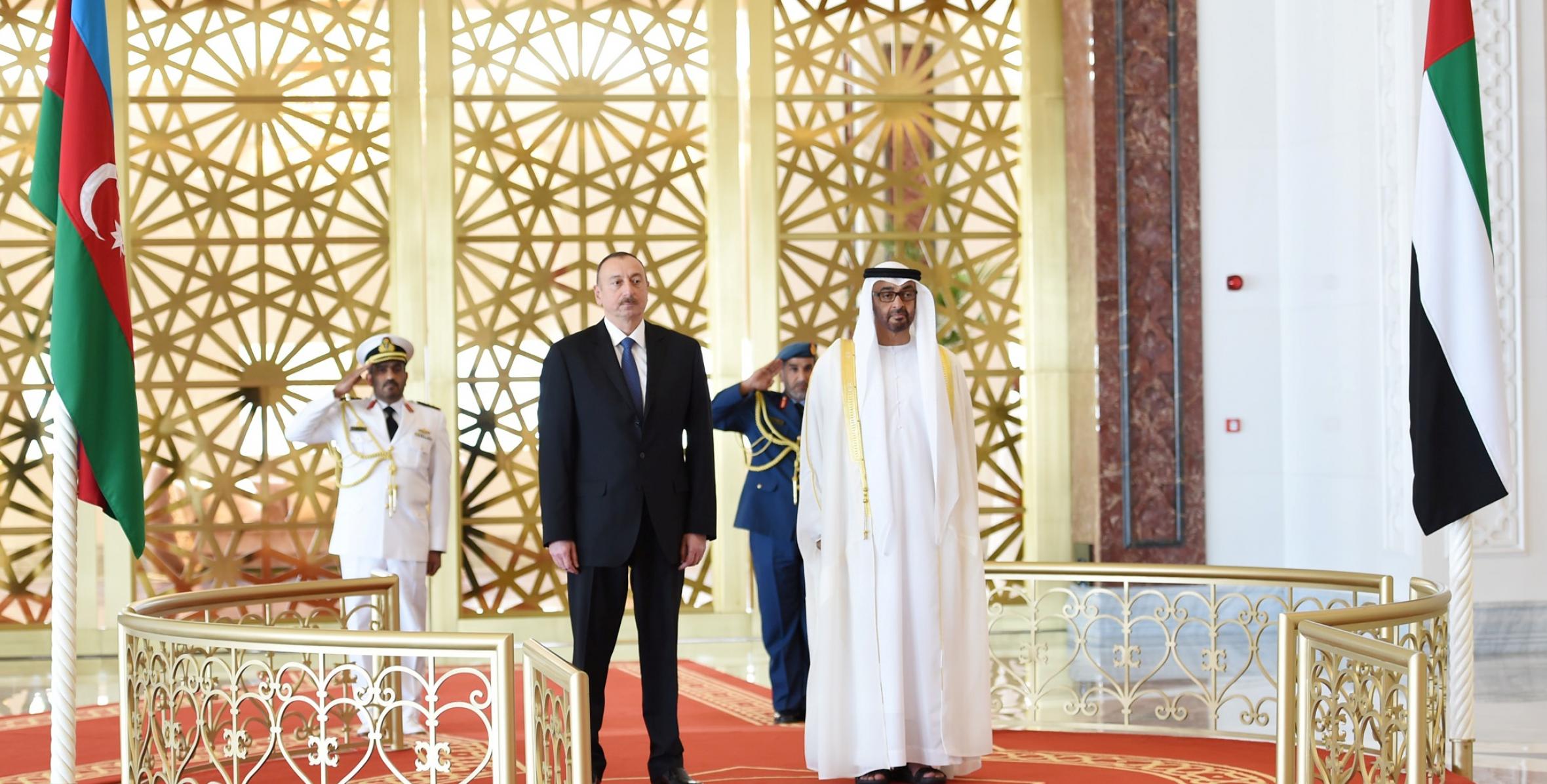 Official welcoming ceremony for President Ilham Aliyev was held in Abu Dhabi