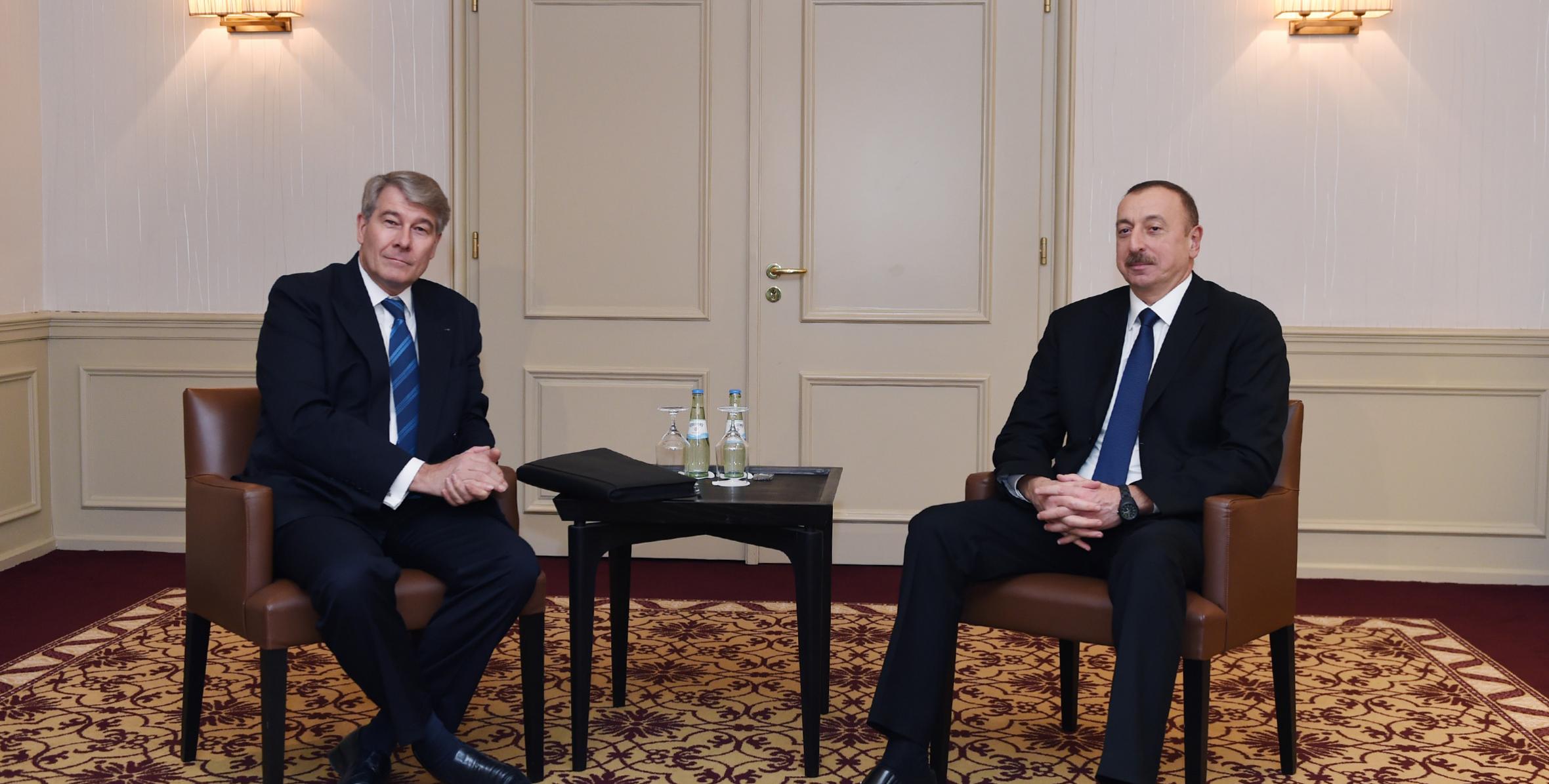 Ilham Aliyev met with chairman of Eastern Committee of German Economy
