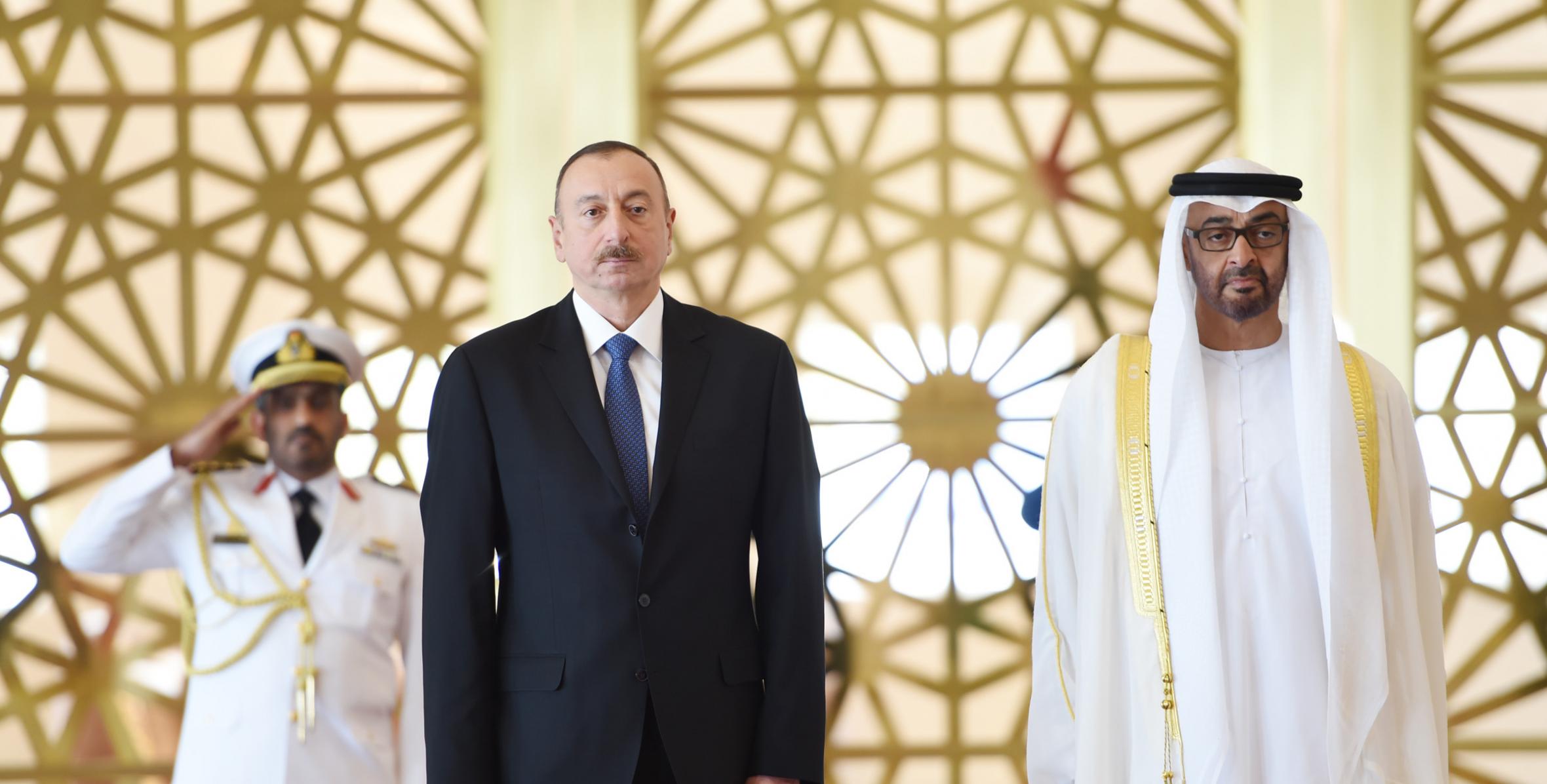 Official visit of Ilham Aliyev to the United Arab Emirates