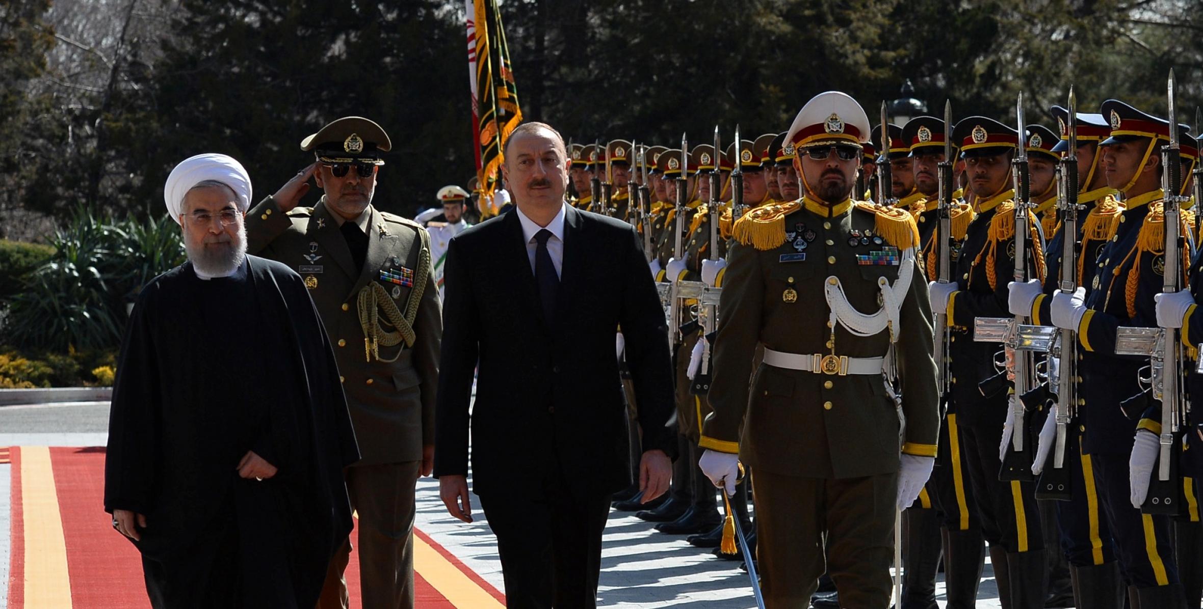Official welcoming ceremony for President Ilham Aliyev was held in Iran
