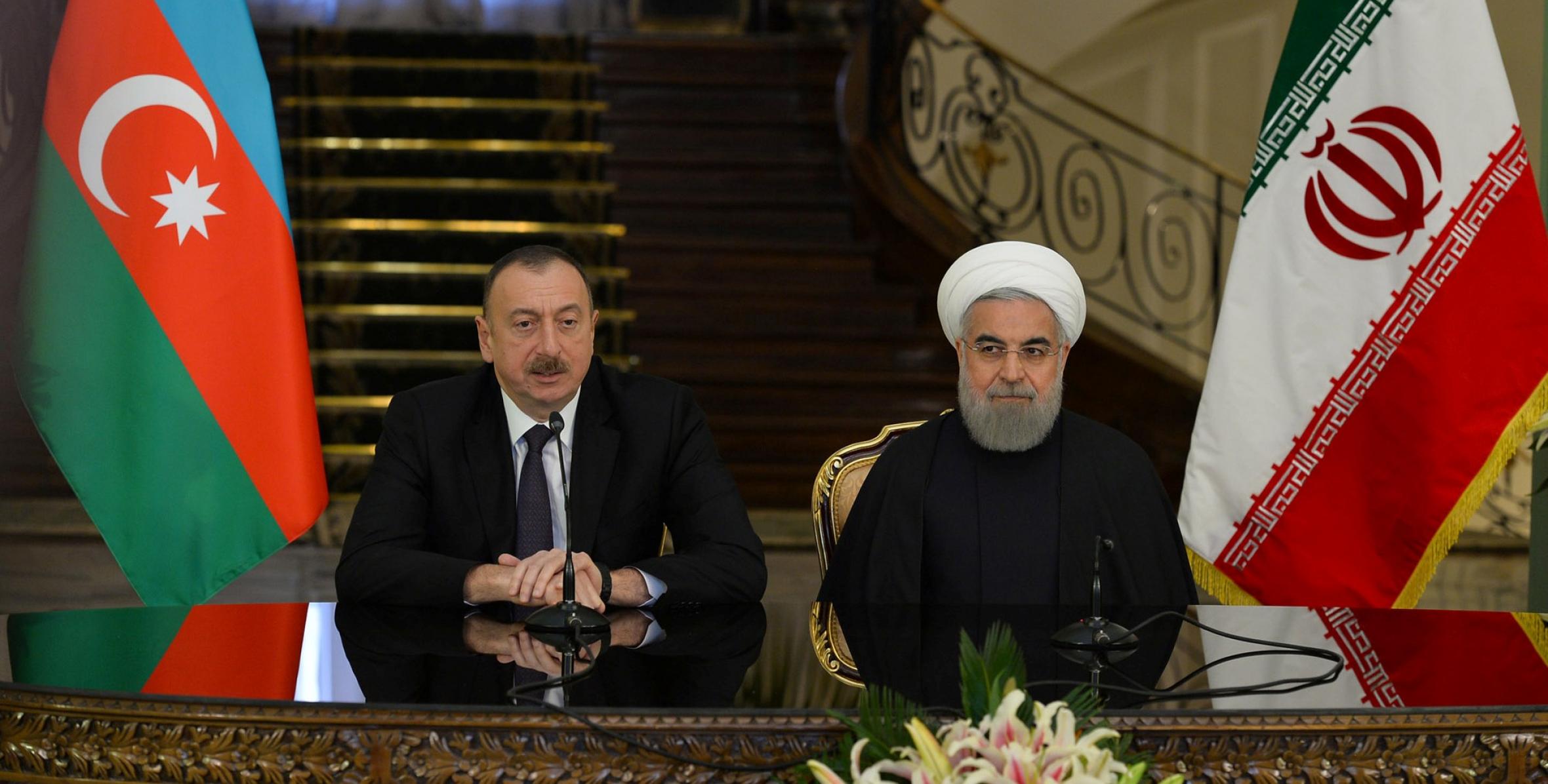 Presidents of Azerbaijan and Iran made statements for the press