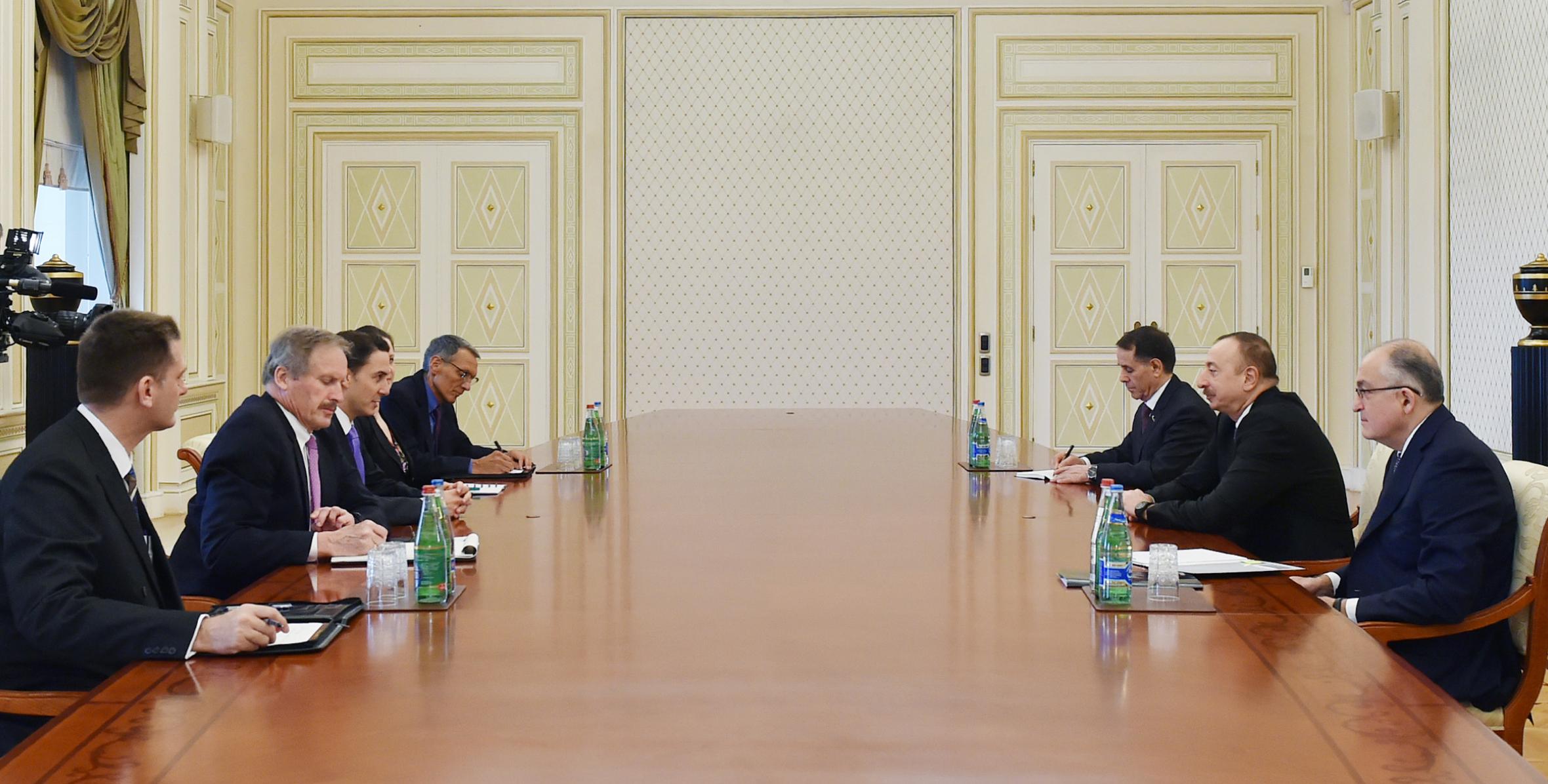 Ilham Aliyev received a delegation led by the US Special Envoy and Coordinator for International Energy Affairs