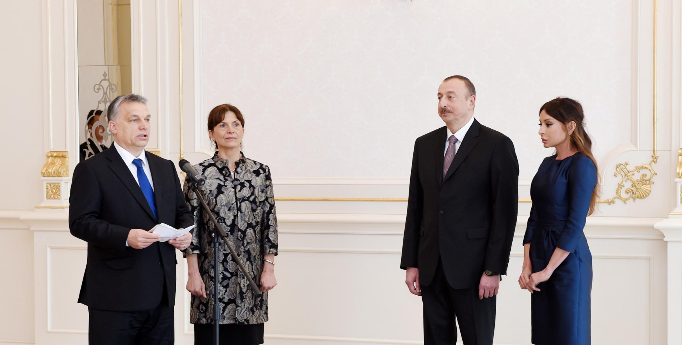Первая леди Азербайджана Мехрибан Алиева награждена высшим орденом Венгрии