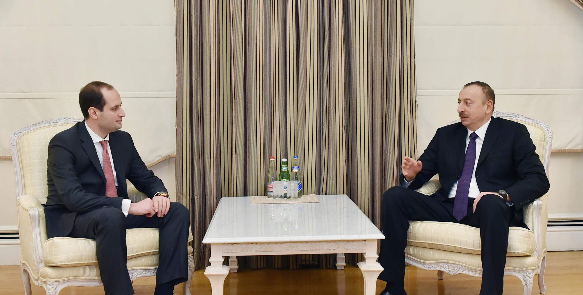 Ilham Aliyev received Georgian Foreign Minister
