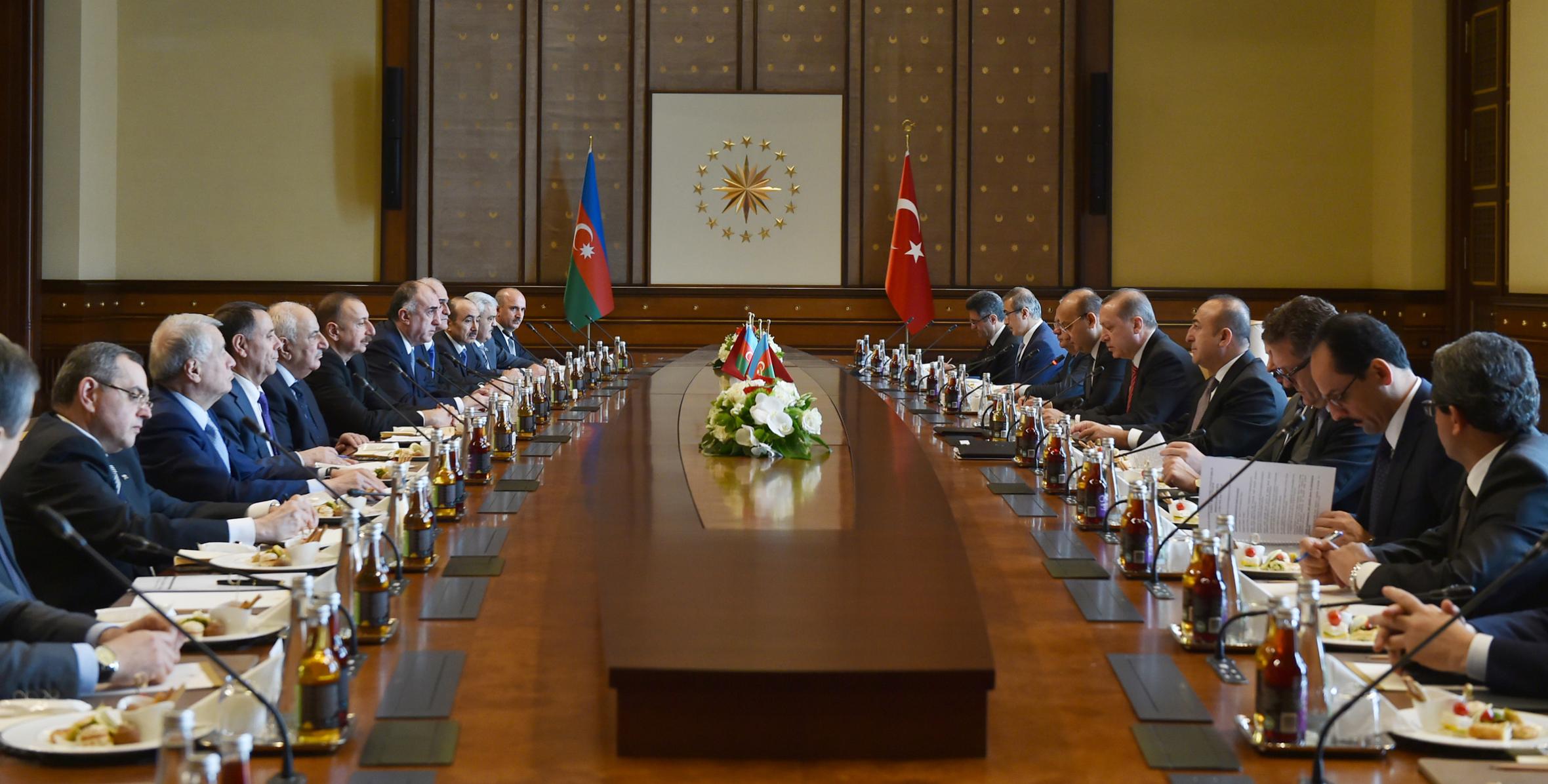 Состоялось пятое заседание Совета стратегического сотрудничества высокого уровня Азербайджан-Турция