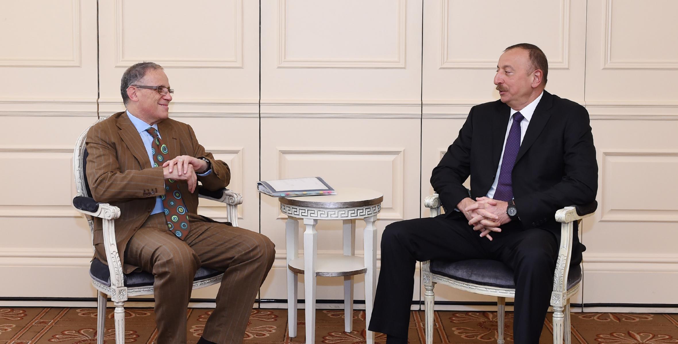 Состоялась встреча Ильхама Алиева с председателем и президентом американского банка «Export-Import»
