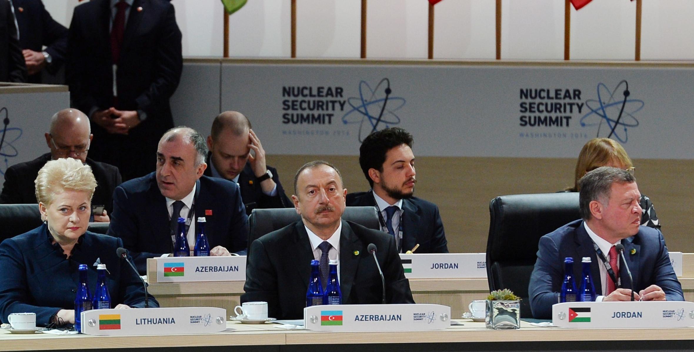 Ilham Aliyev attends fourth Nuclear Security Summit in Washington