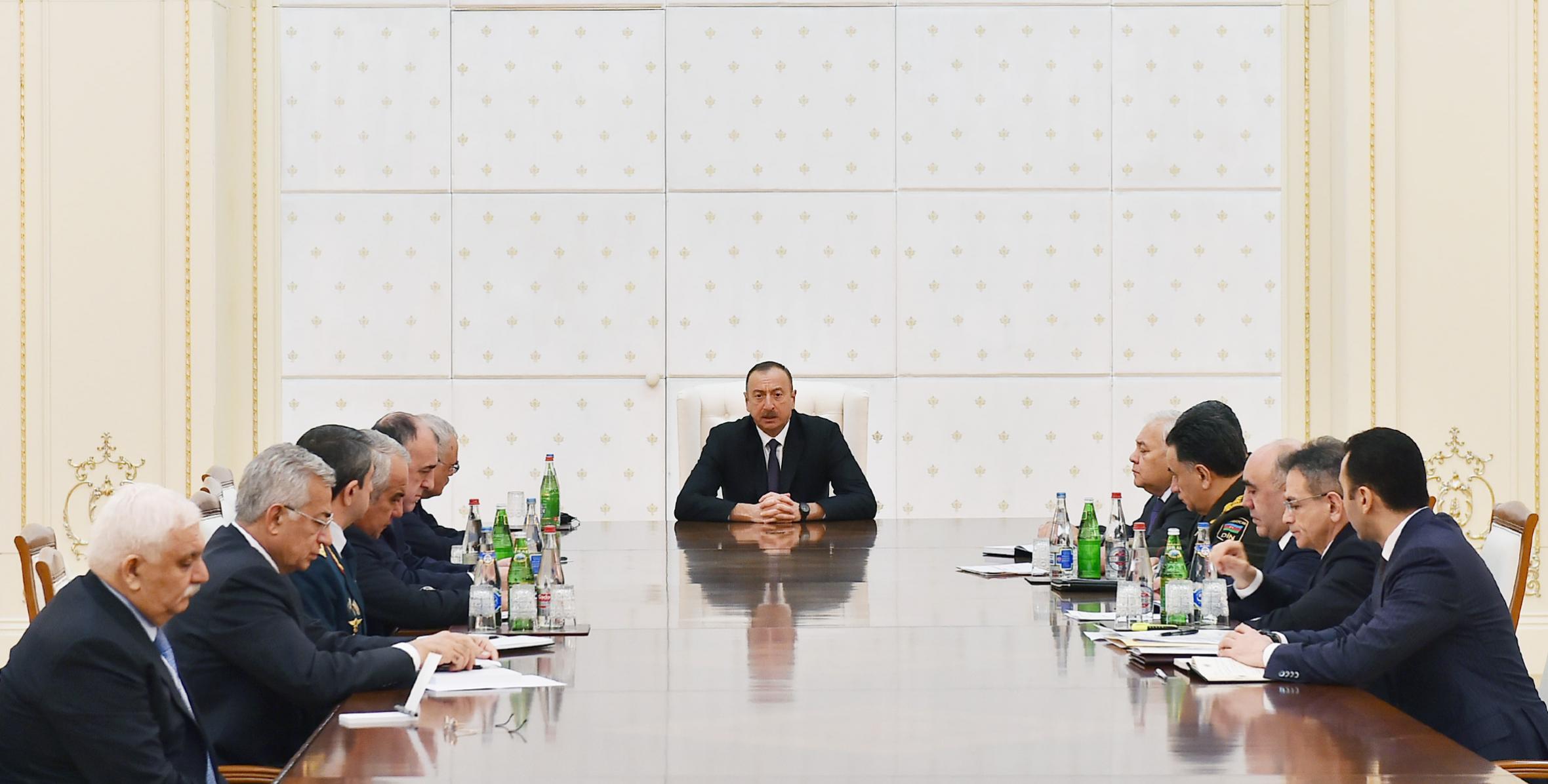 Созвано заседание Совета безопасности при Президенте Азербайджана