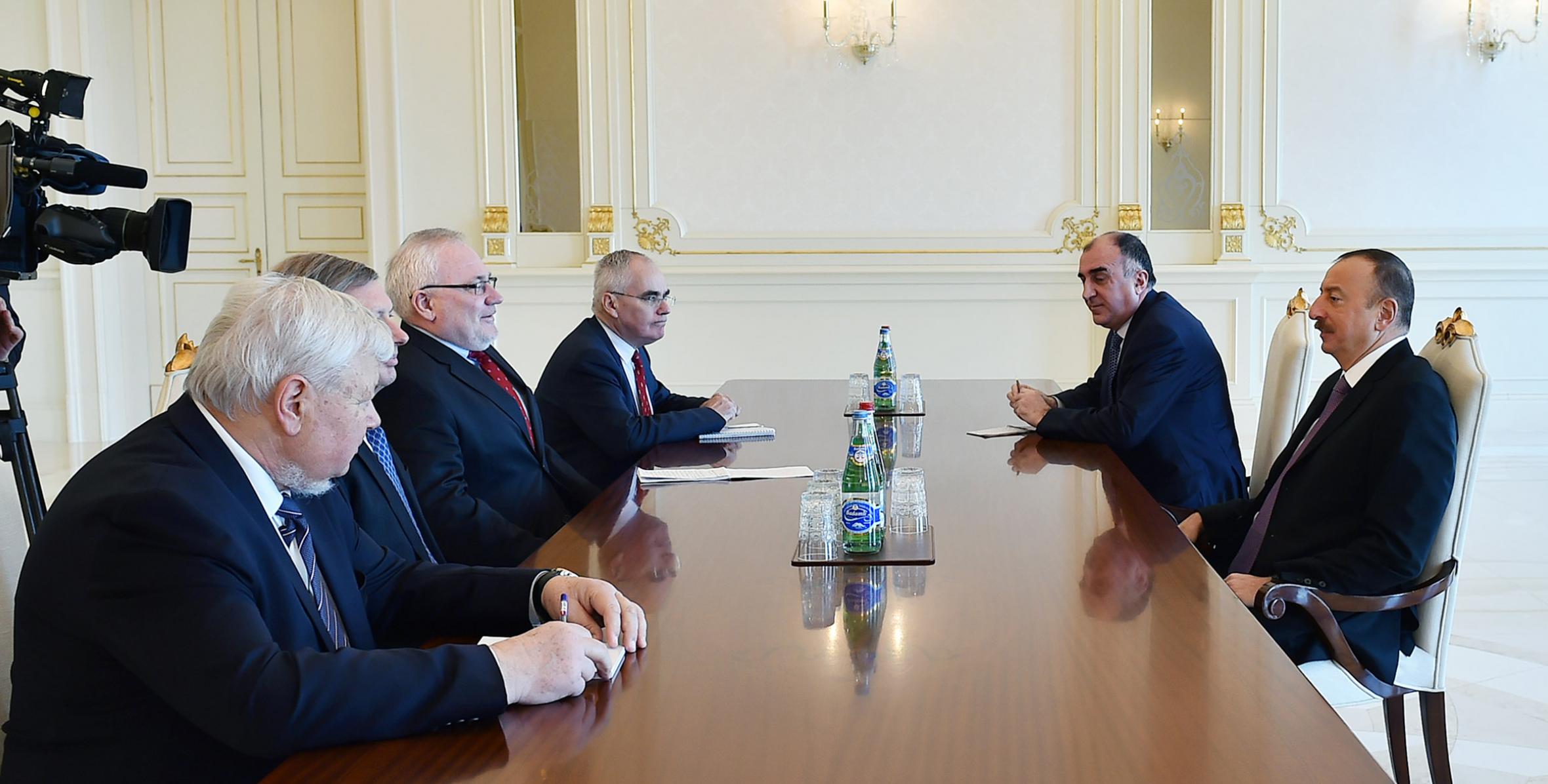 Ilham Aliyev received OSCE Minsk Group co-chairs and Personal Representative of OSCE Chairperson-in-Office