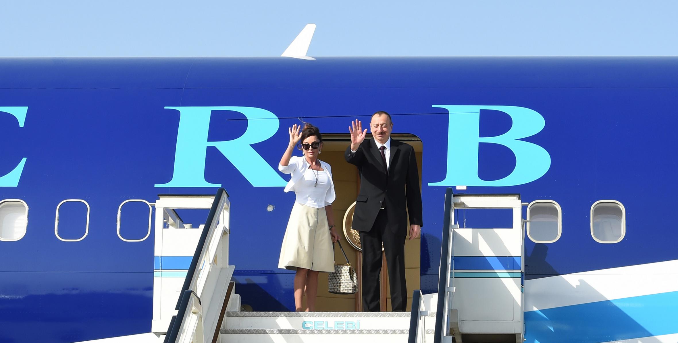 Завершился рабочий визит Президента Азербайджана Ильхама Алиева в Турцию